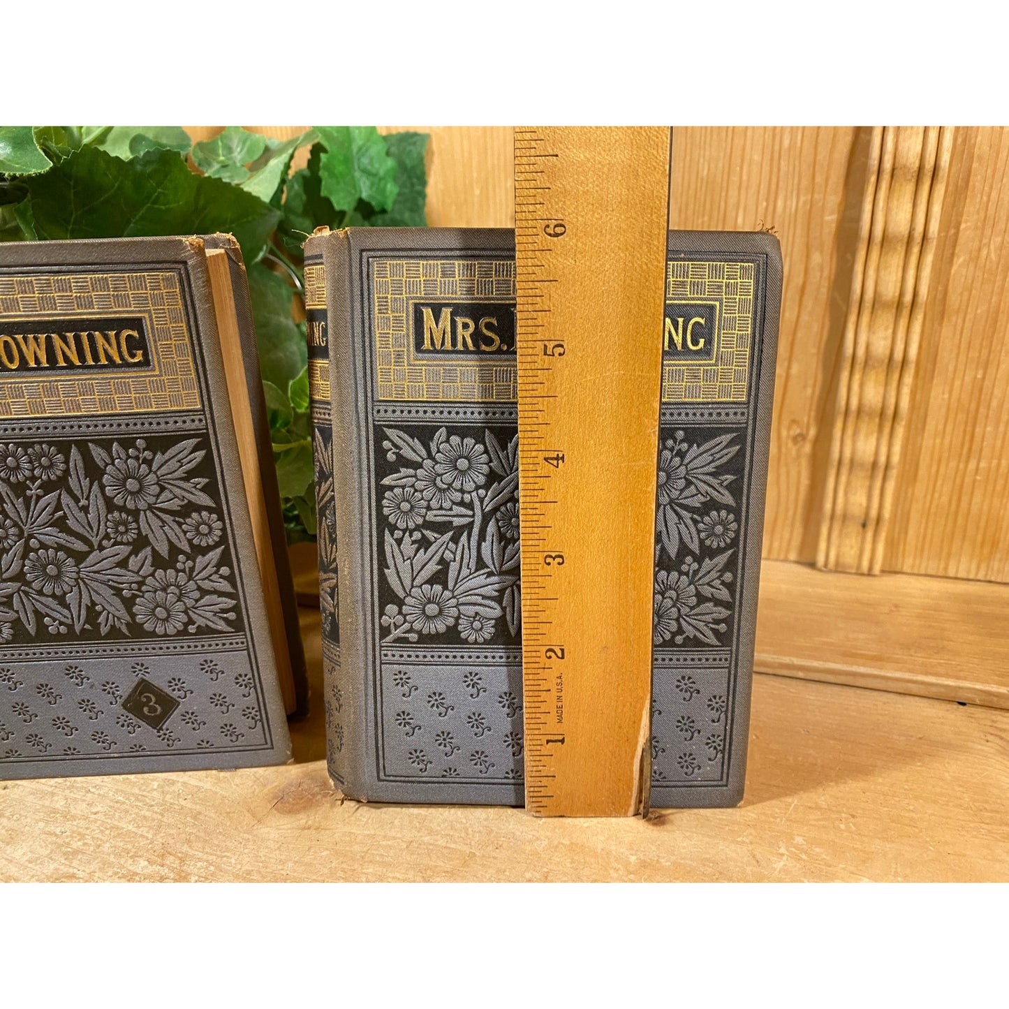 Vintage Poetry Book Collection | Mrs. Browning - Poetical Works of Elizabeth Barrett Browning | Volumes 1-4 | Classic Poetry Books | Poems