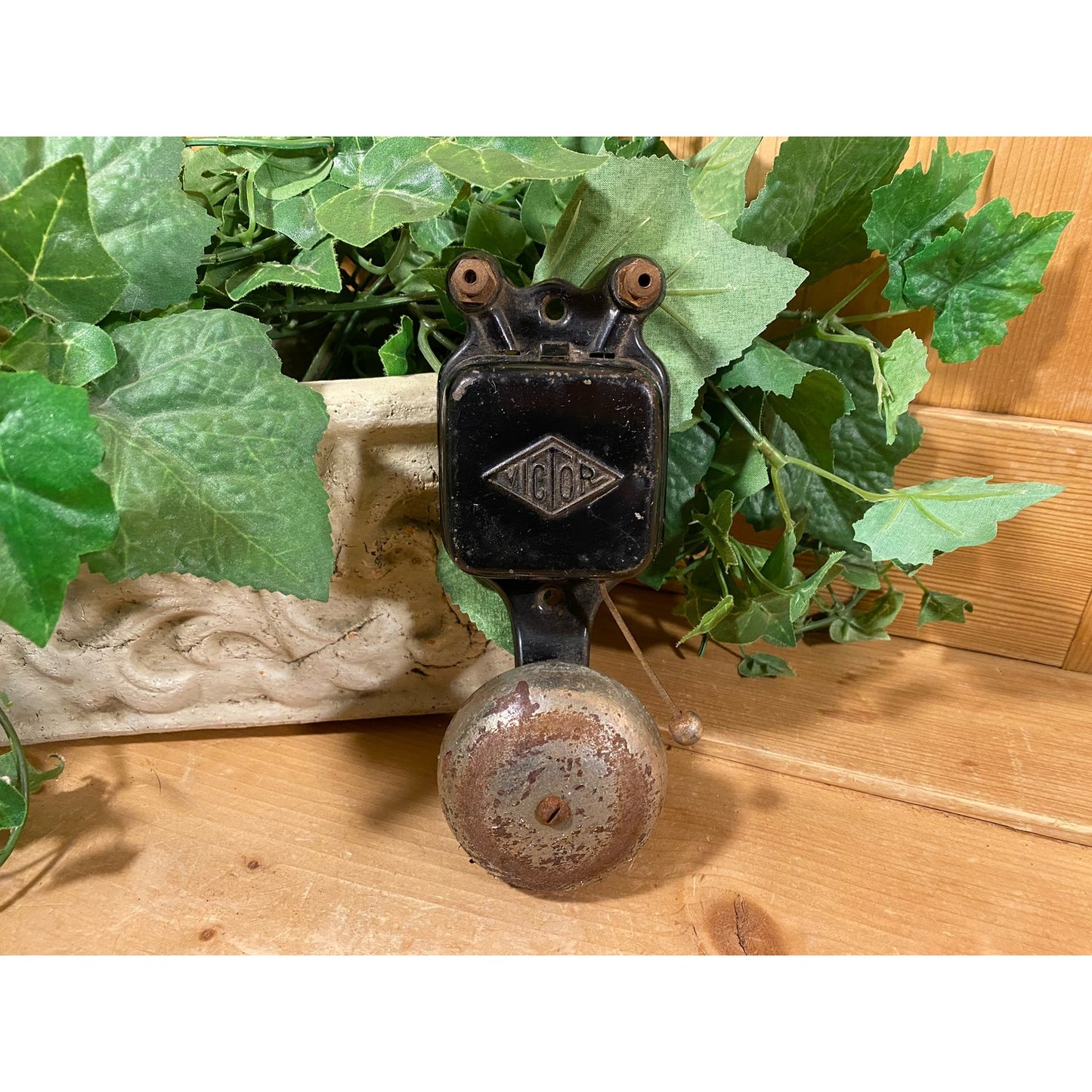 Vintage Victor Metal Bell | Midcentury Modern Shelf Decor | MCM Decor | Victor Bell | Academia Shelf Decor | Midcentury Modern Wall Decor