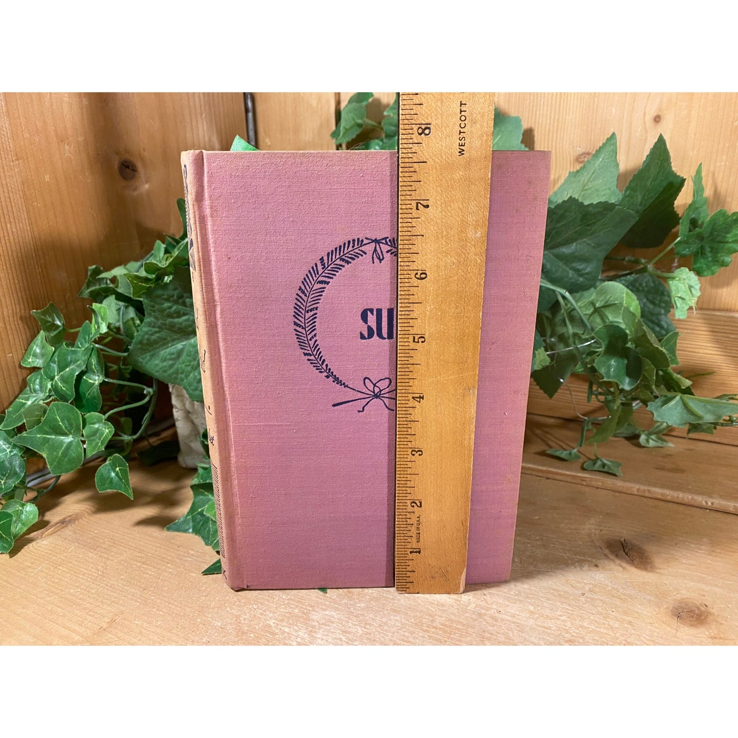 Vintage Book: The Wild Orchid | 1931 | Sigrid Undset | Fiction Novel | Violet Boards | Hardcover Book | Gymnadenia | Knopff | Classic Literature