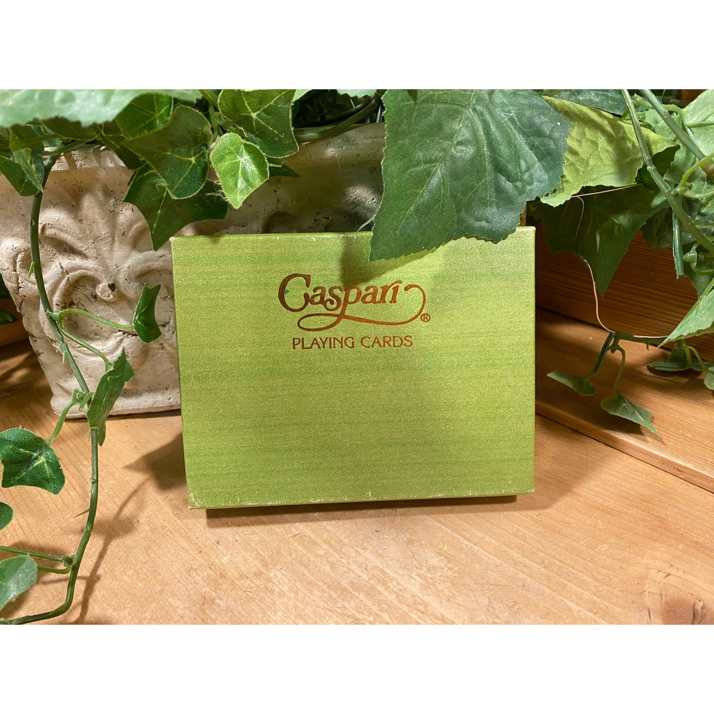 Vintage Double Deck of Jumbo Playing Cards | Caspari | Tonkin | Pierre Frey | Pink + Green Floral Playing Cards | New York, NY