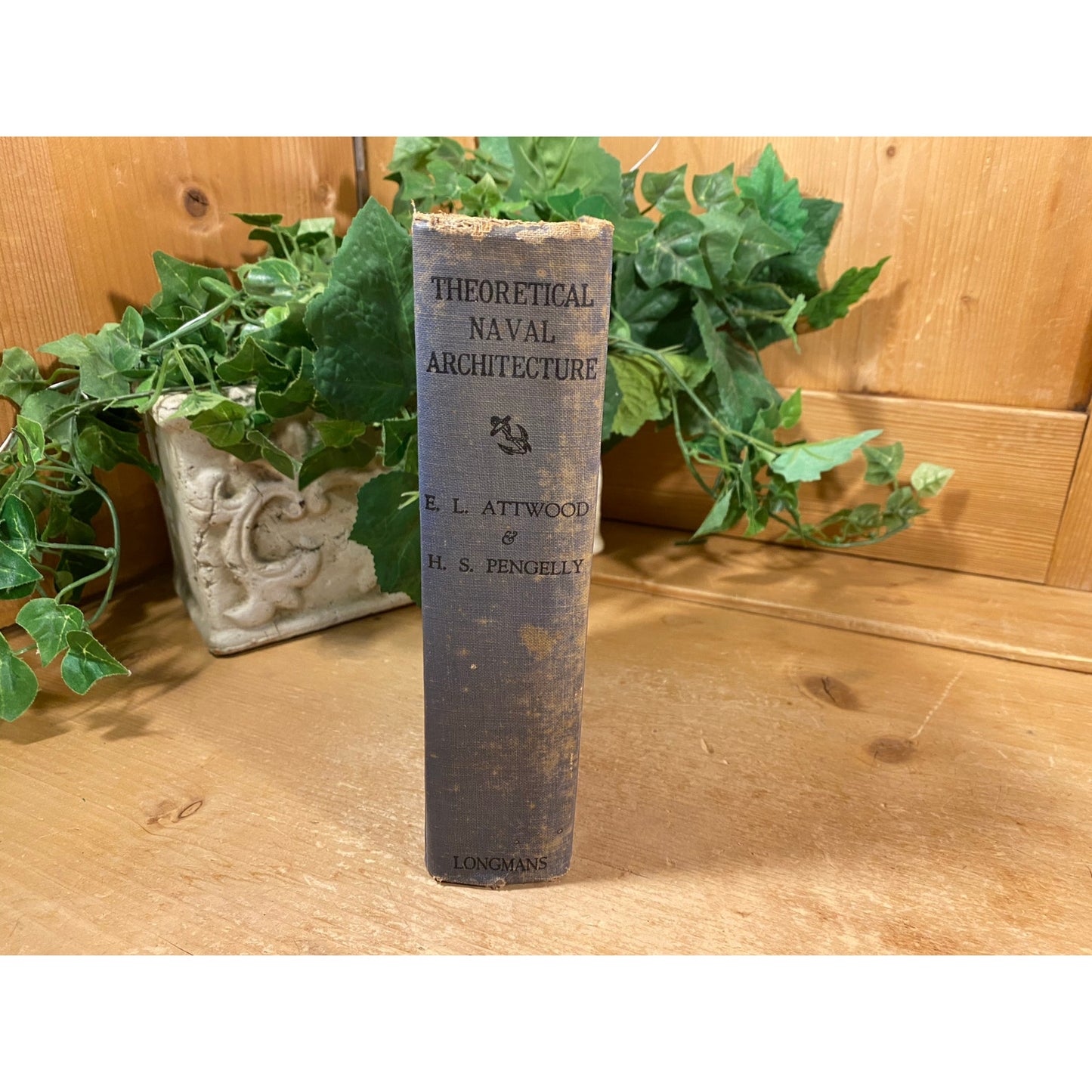 Vintage Book: Theoretical Naval Architecture | Edward L. Attwood | US Navy Textbook | 1930 | Ship Building | Hardcover | Academia | Nautical