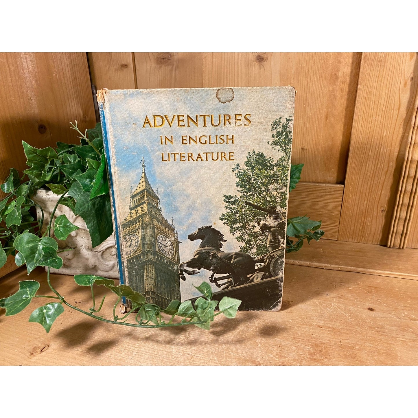Vintage Book: Adventures In English Literature | 1968 | Classic Edition | 1960s English Textbook | Vintage Hardcover Book