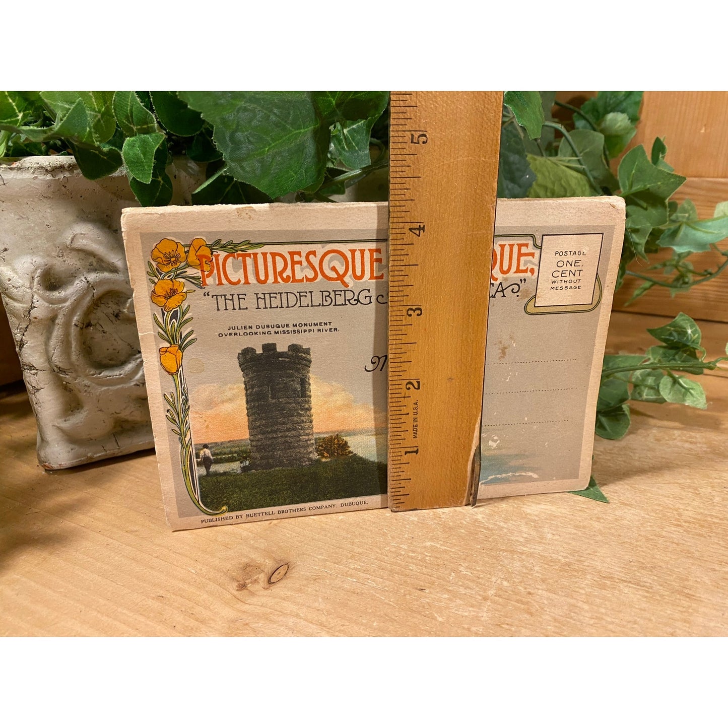 Vintage Dubuque, Iowa Postcard Book | "Picturesque Dubuque" Postcards Set | Postcards | Midcentury Modern | Iowa Souvenir | USA Roadtrip