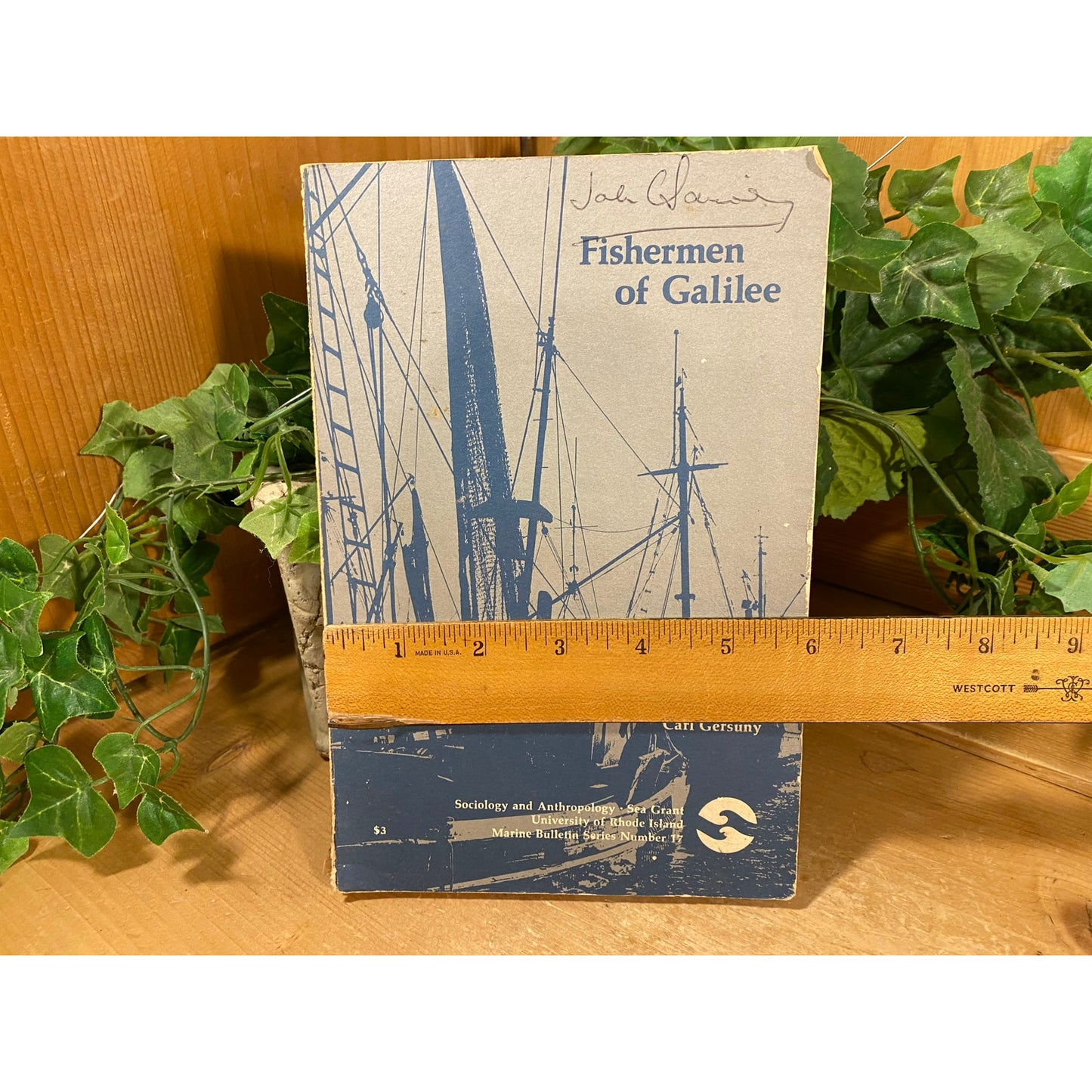 Vintage Book: Fishermen of Galilee | The Human Ecology of A New England Coastal Community | John J. Poggie | 1974 | Sociology/Anthropology
