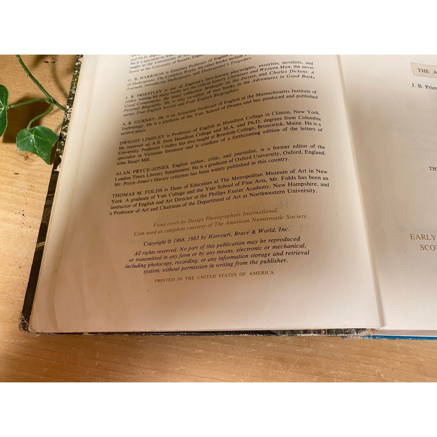 Vintage Book: Adventures In English Literature | 1968 | Classic Edition | 1960s English Textbook | Vintage Hardcover Book
