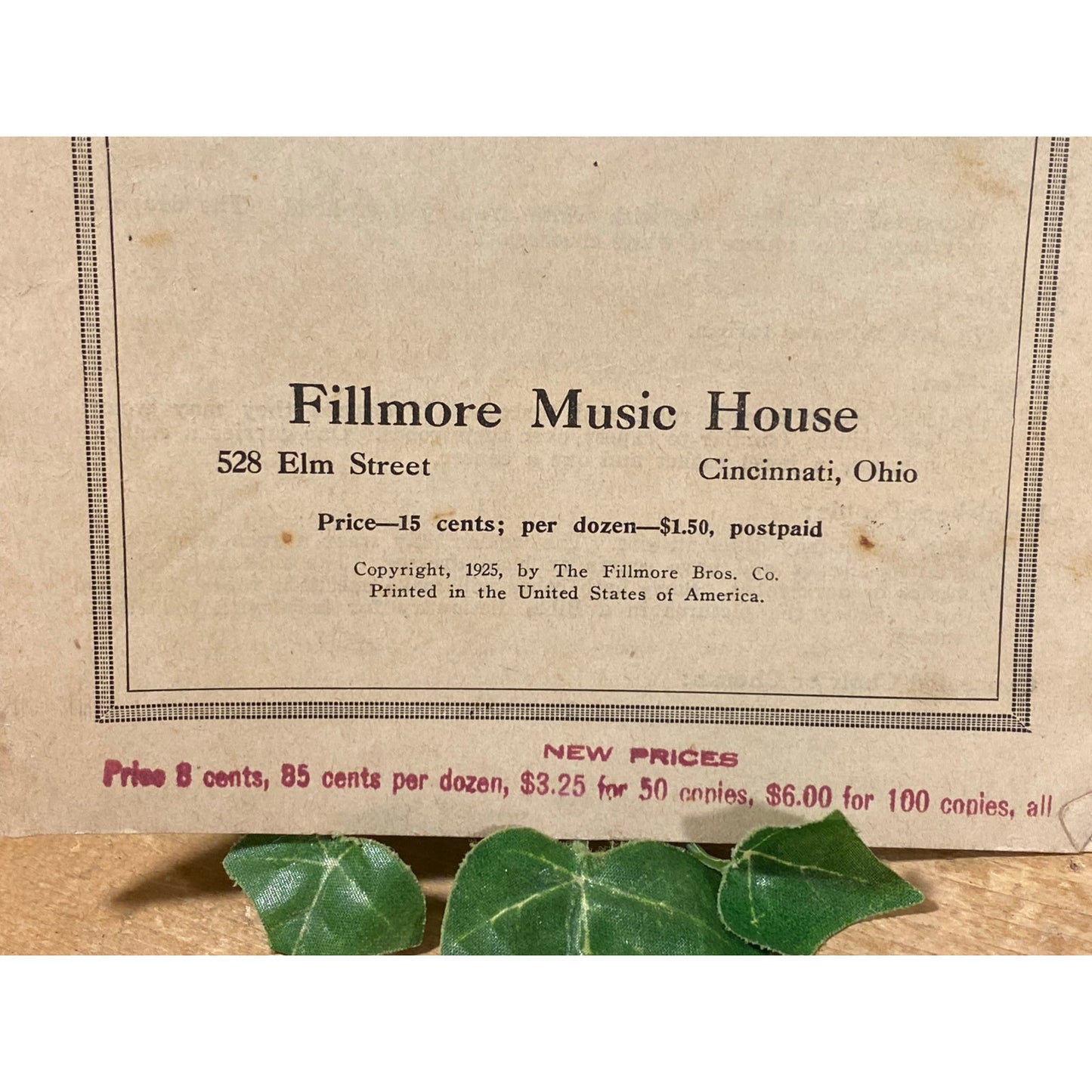 Vintage 1925 Christmas Pageant Sheet Music | The World's Redeemer | A Pantomime Pageant of Drama and Music | Fillmore Music House | Ohio