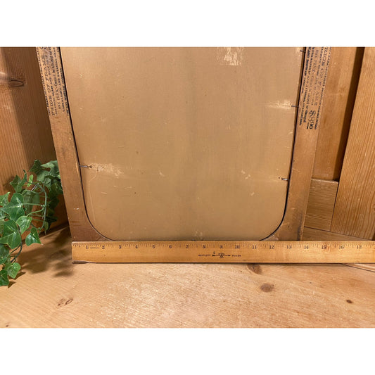 Antique Baby Portrait In An Ornate Frame with Convex Glass | Vintage Black/White Baby Photo | Victorian Wall Decor | Fancy Dome Glass Frame