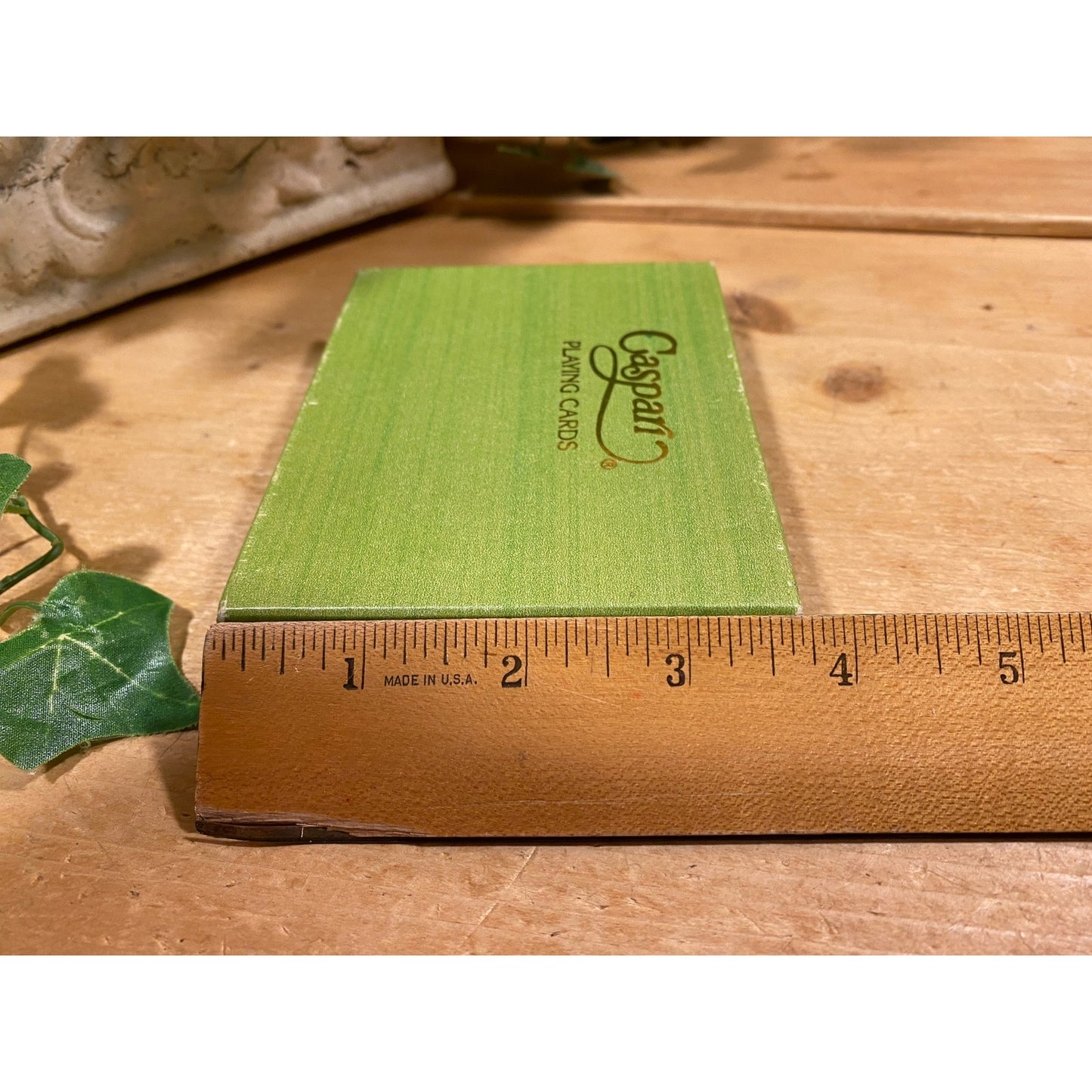 Vintage Double Deck of Jumbo Playing Cards | Caspari | Tonkin | Pierre Frey | Pink + Green Floral Playing Cards | New York, NY