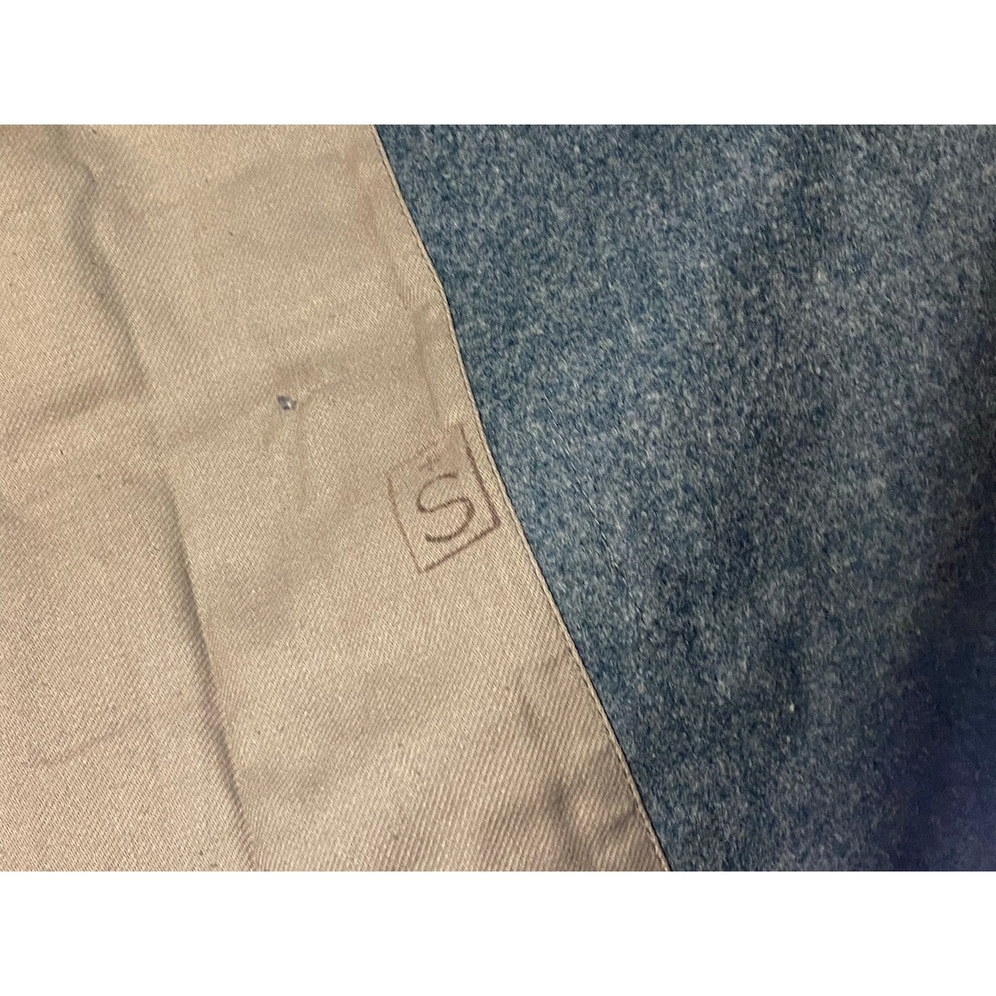 Vintage Swiss Military Surplus Double-Breasted Wool Trench Coat | Size 68 | 46" long | Facoma Ticino | Switzerland | Gray Wool Trench Coat