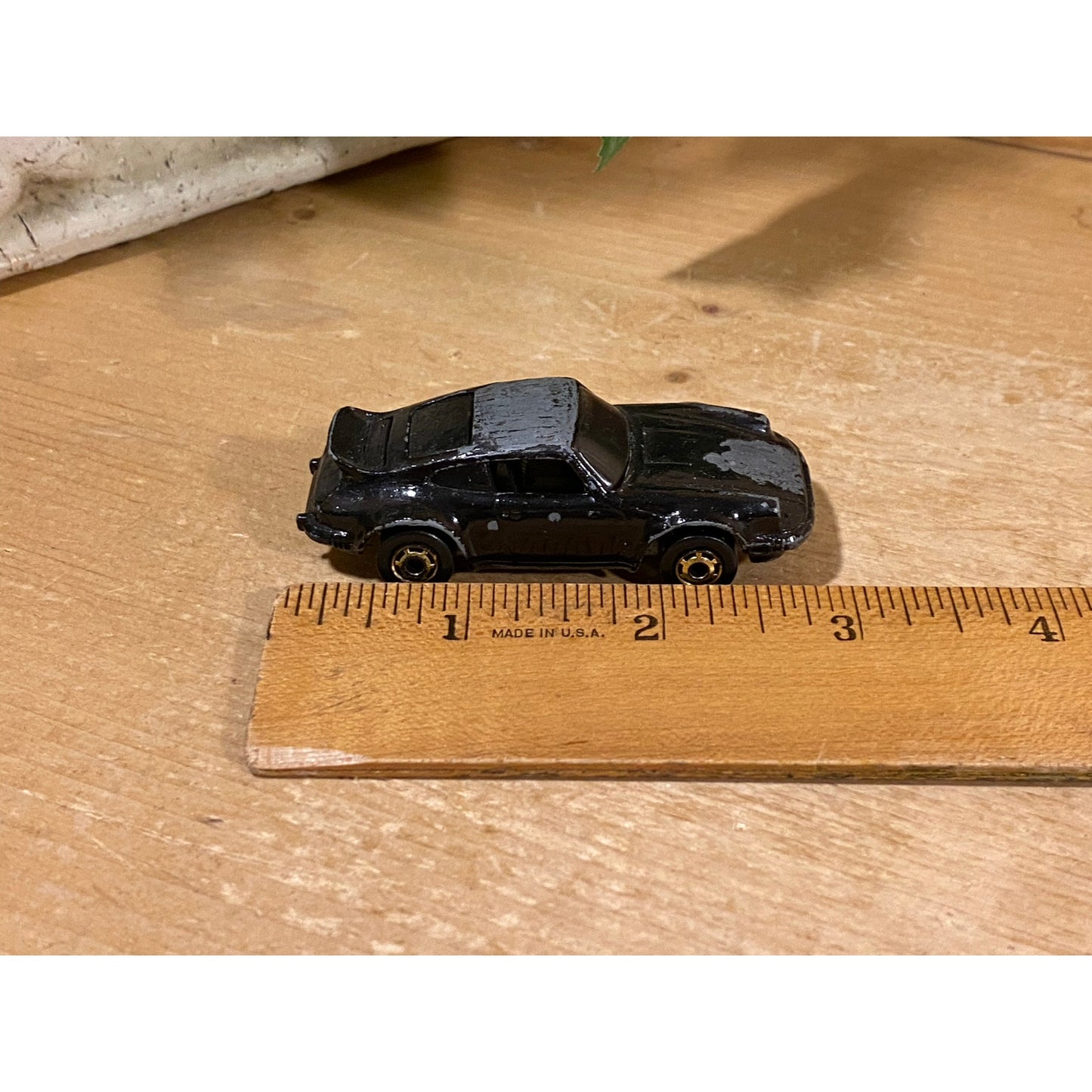Vintage 1974 Hot Wheels Black Porsche 911 | Hot Wheels | P-911 | Die-Cast Black Porsche 911 Hotwheels Toy Car | Collectible 1970s Toy Car