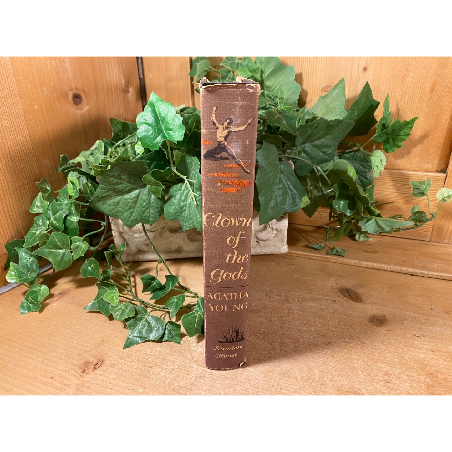 Vintage Book: Clown of the Gods | 1954 | First Edition | Agatha Young | Fiction Novel | Hardcover Book | A Novel of Ballet | First Printing