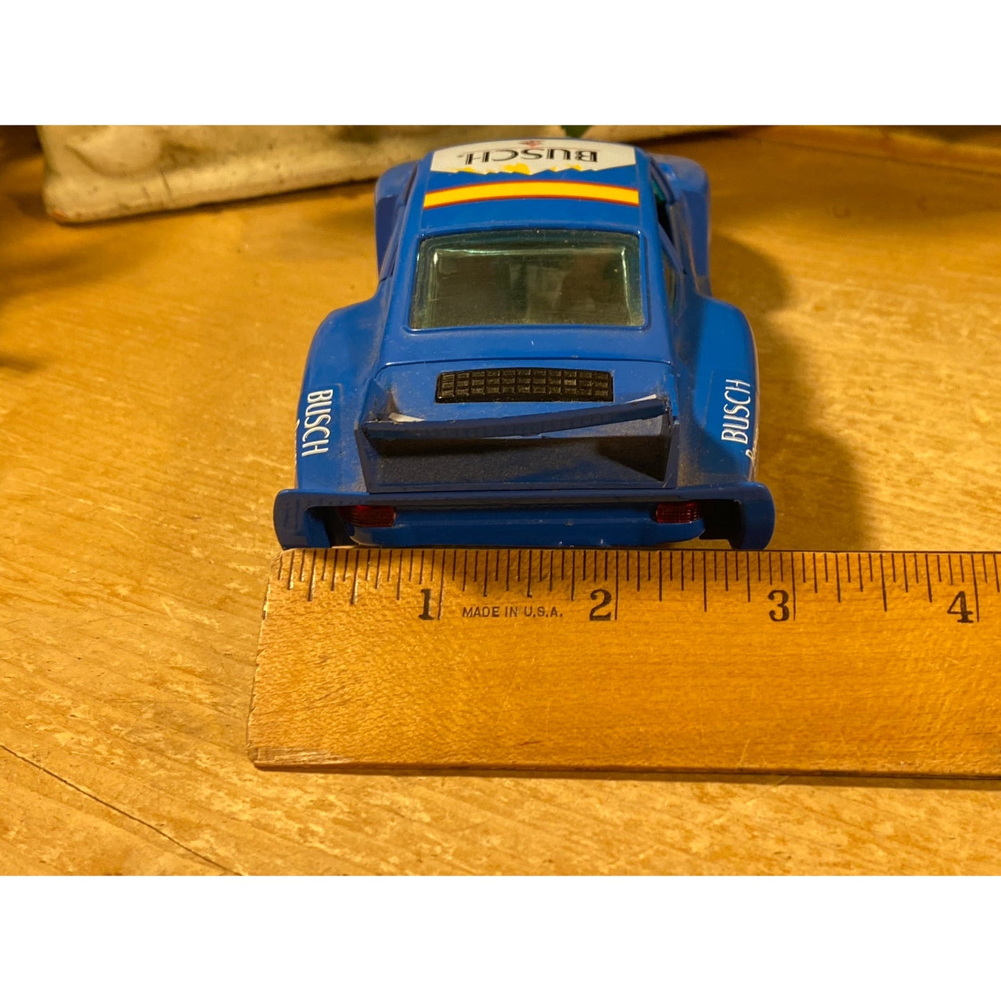 Vintage Die-Cast Model Blue Porsche 935 Turbo Race Car #5 | Burago | Busch | Pepsi Challenge | 1:24 Scale Model Car | Miniature Car