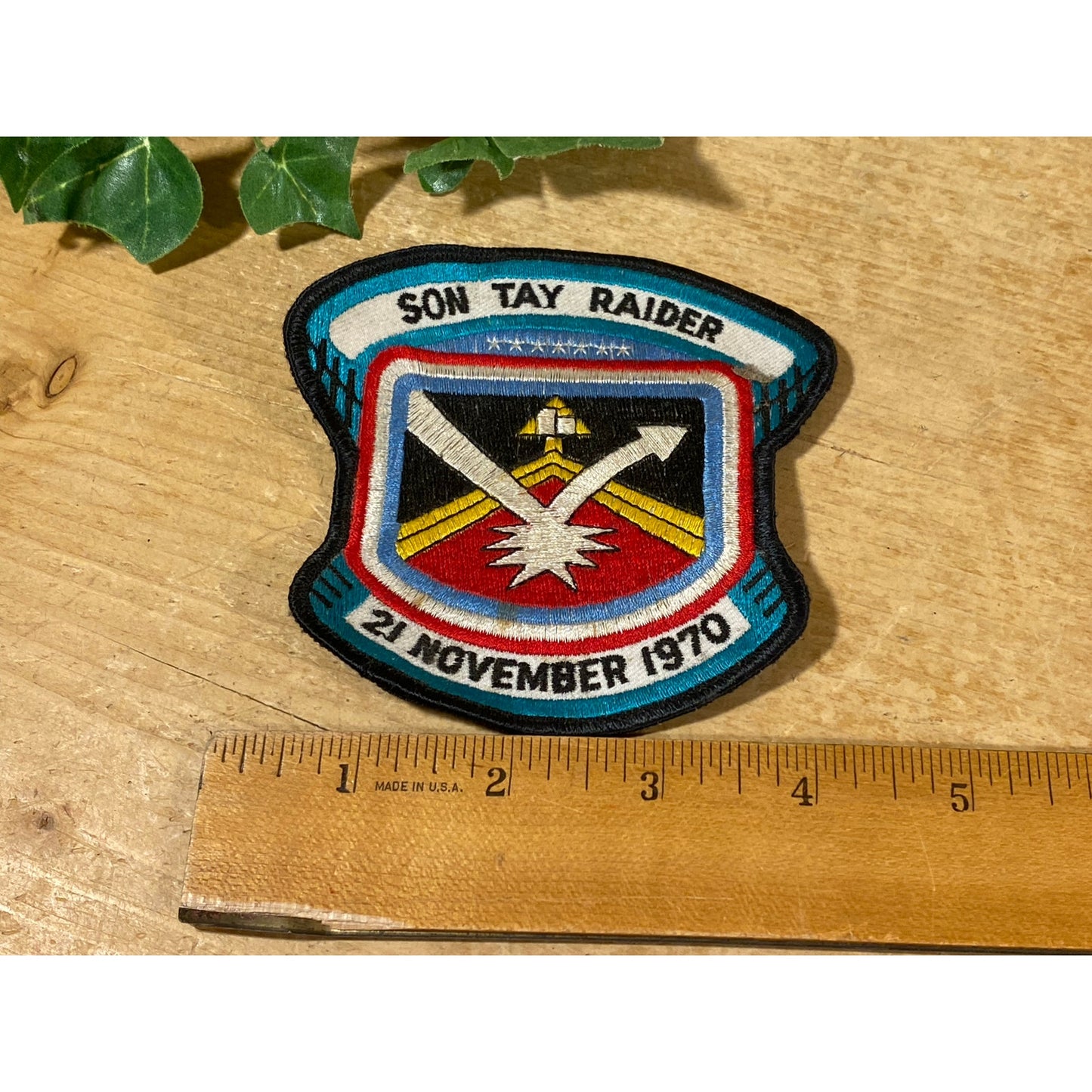 Vintage Vietnam War Military Patch: Son Tay Raider | US Military Raid On Son Tay Prison, North Vietnam | Operation Kingpin: November, 1970 |