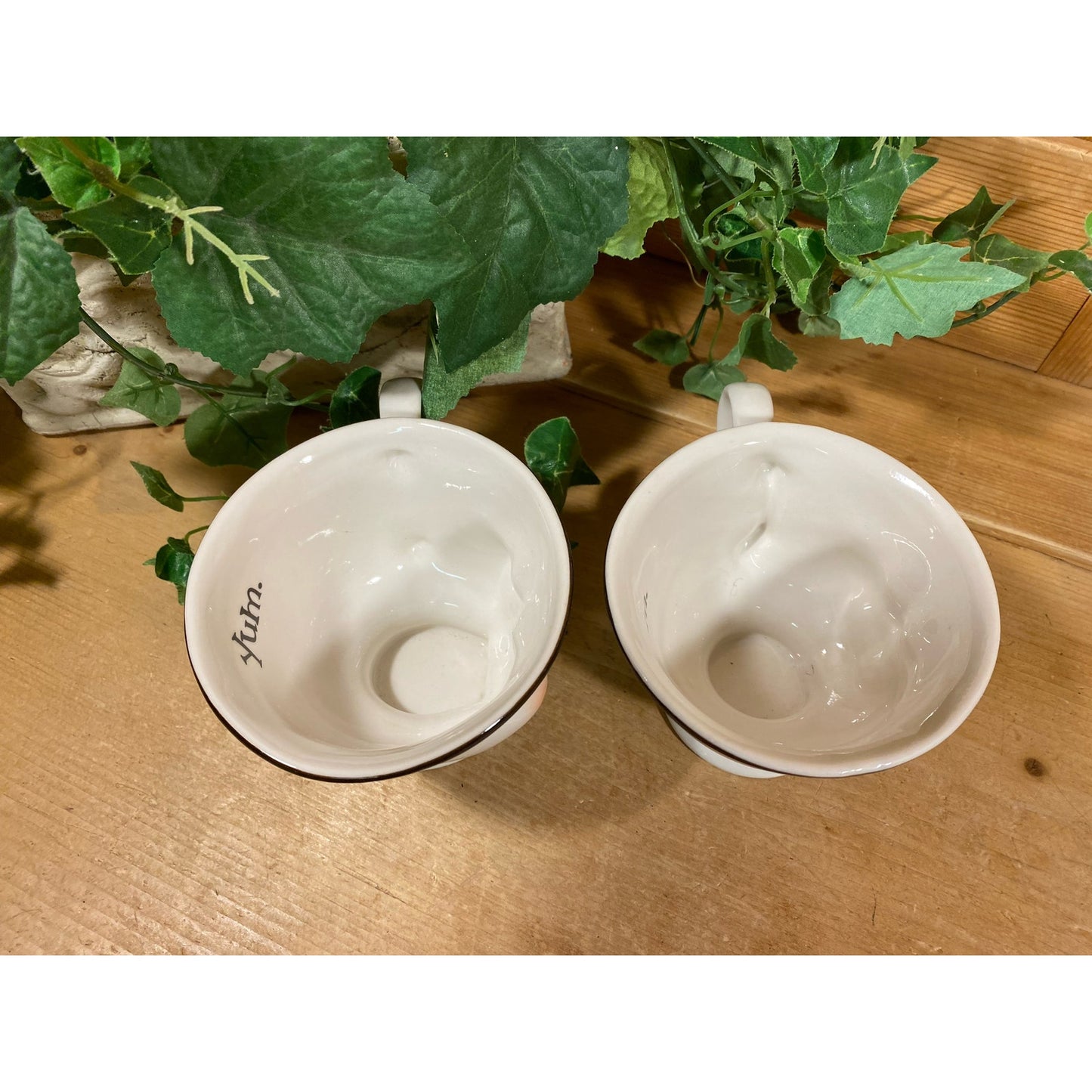 Vintage Baileys Irish Cream Winking Cups - Set of 2 | Winking Man Mug | Winking Lady Mug | Limited Edition 1996 | Yum | Baileys Face Teacups