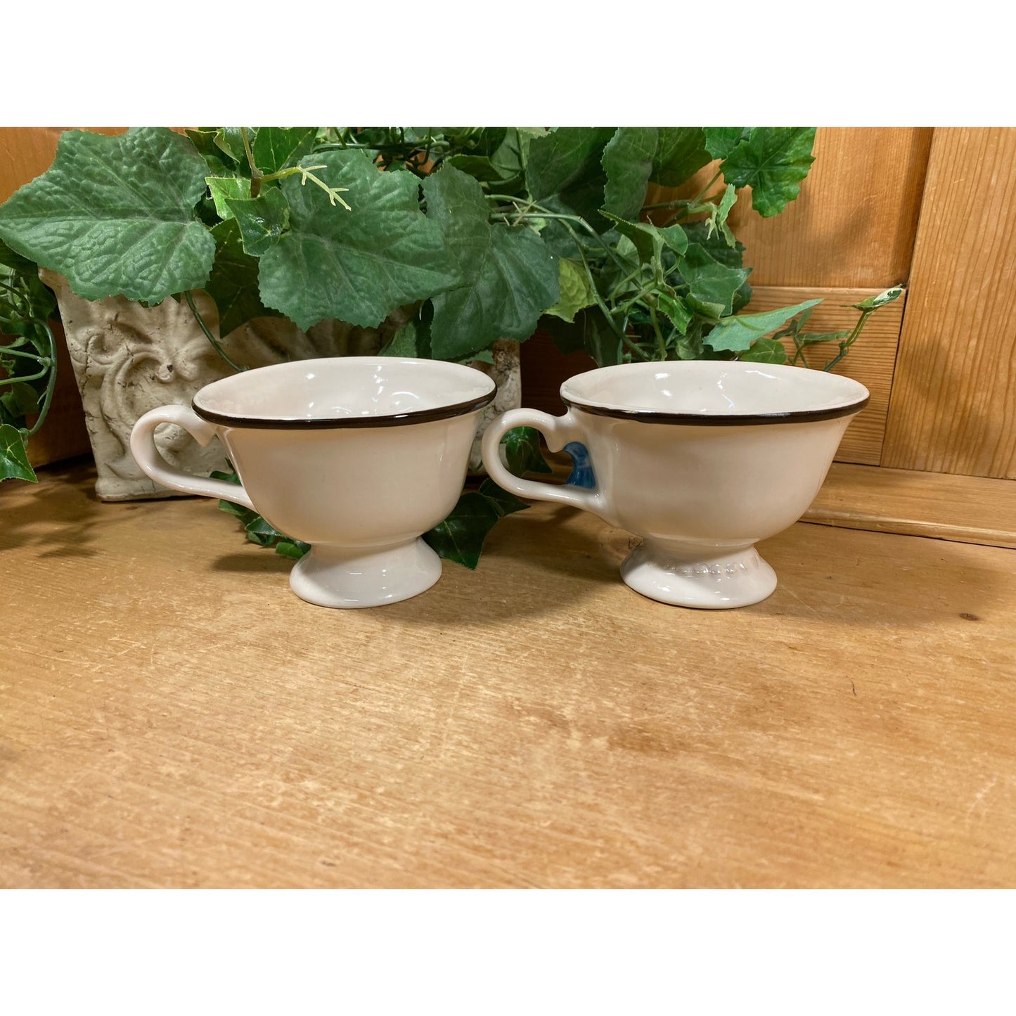 Vintage Baileys Irish Cream Winking Cups - Set of 2 | Winking Man Mug | Winking Lady Mug | Limited Edition 1996 | Yum | Baileys Face Teacups
