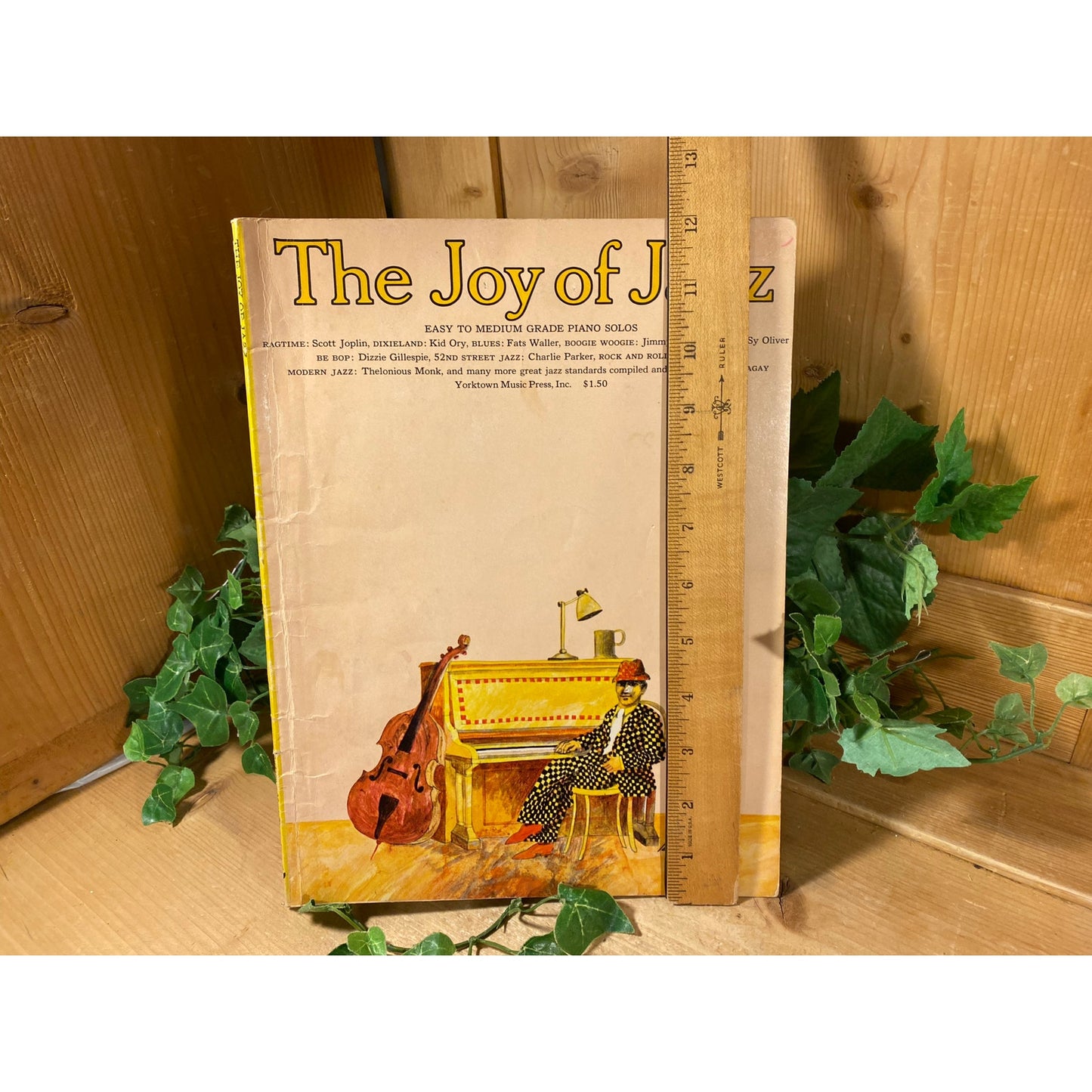 Vintage The Joy of Jazz Piano Book | Easy to Medium Piano Solos Music Book | Yorktown Music Press | Piano Sheet Music | Jazz, Blues, Swing