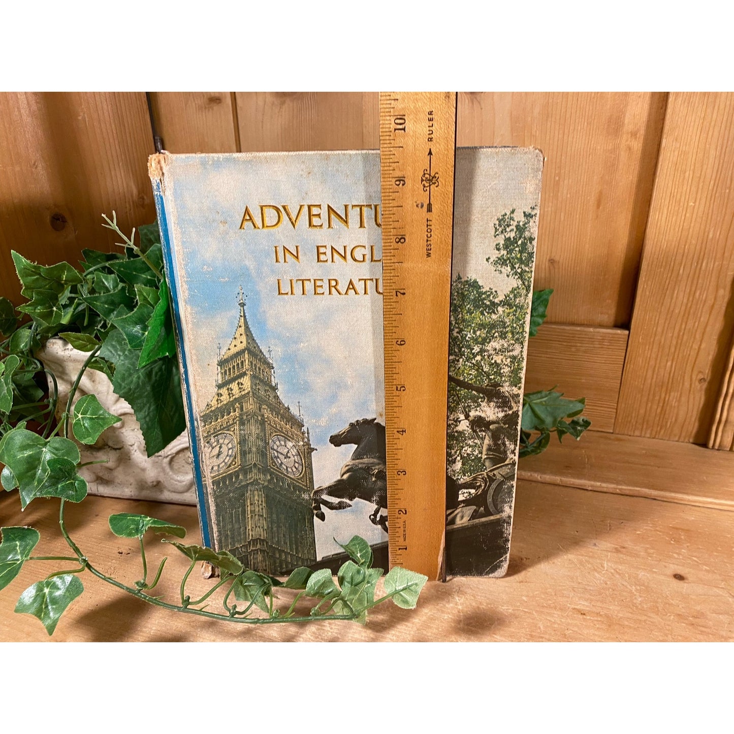 Vintage Book: Adventures In English Literature | 1968 | Classic Edition | 1960s English Textbook | Vintage Hardcover Book