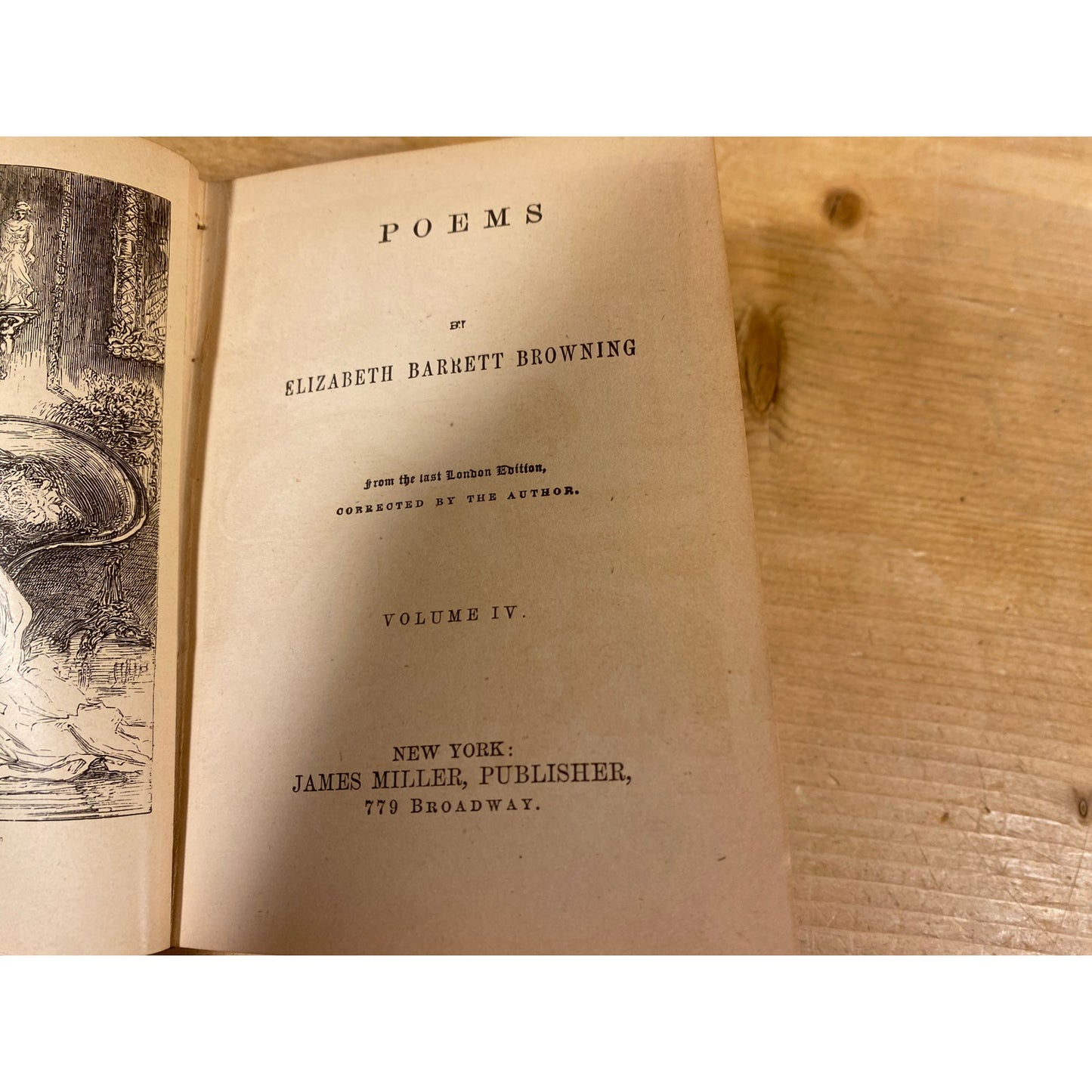 Vintage Poetry Book Collection | Mrs. Browning - Poetical Works of Elizabeth Barrett Browning | Volumes 1-4 | Classic Poetry Books | Poems