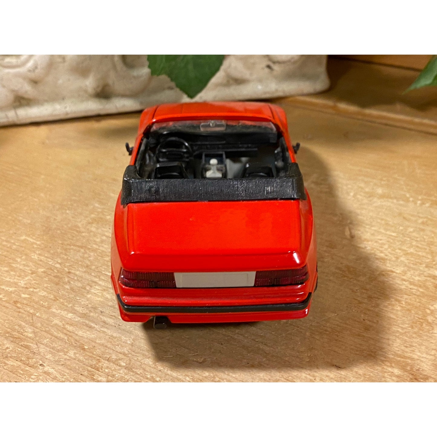Vintage Toy Car | Red Convertible Porsche 944 Turbo | Majorette | 1:24 Scale Model Car | Collectible Miniature Car