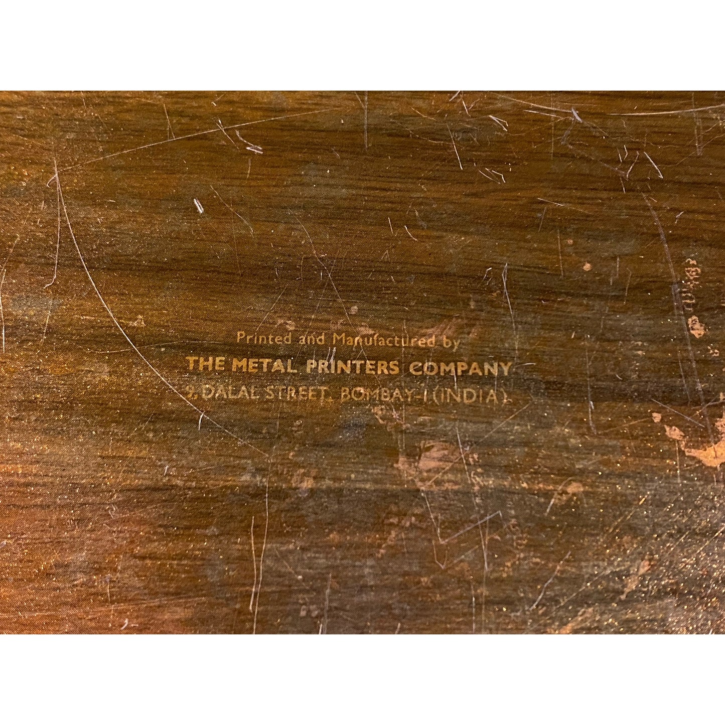 Vintage World Wonders Metal Serving Tray | EXPO | The Metal Printer's Company | Midcentury Modern Dining Tray with Photos of World Landmarks