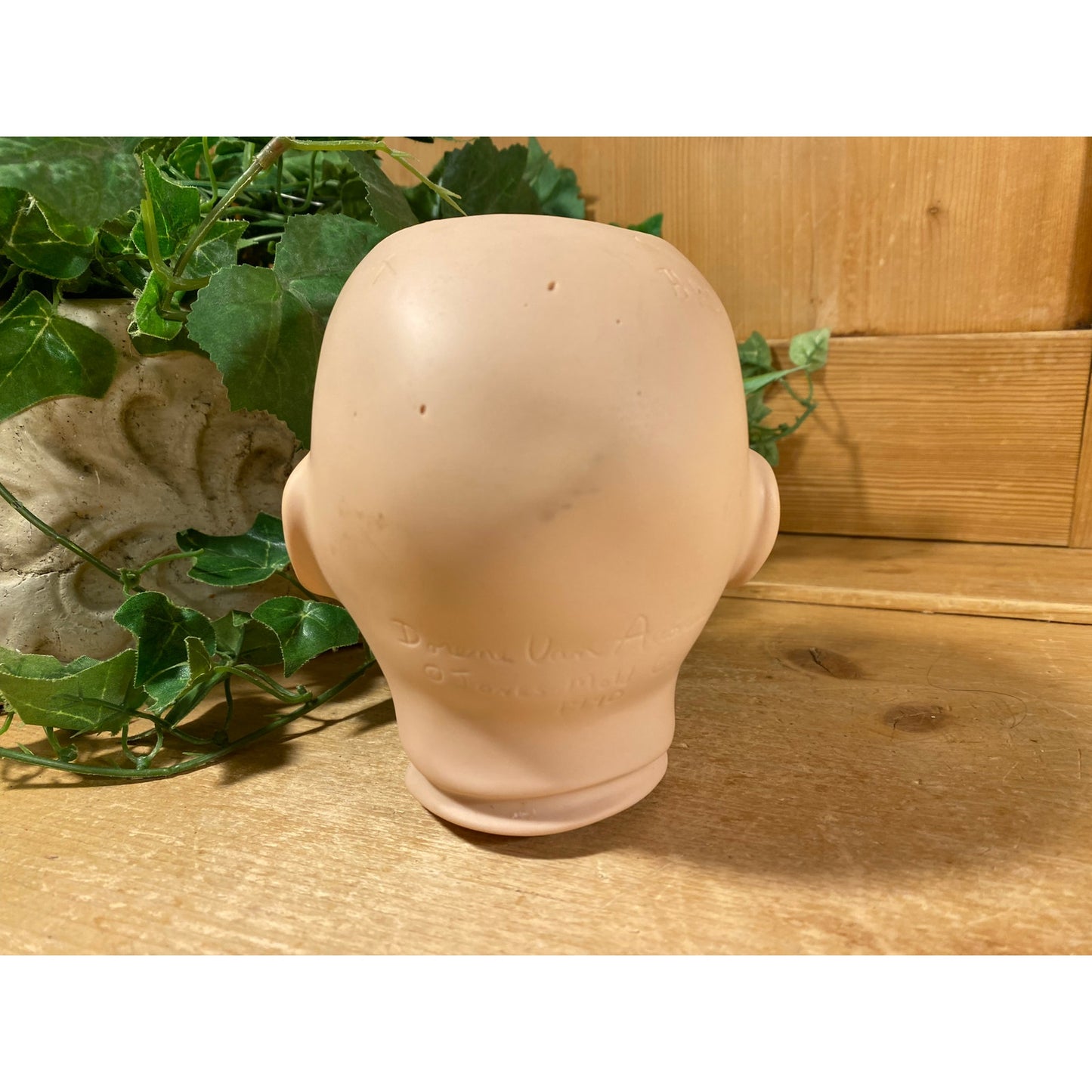 Vintage Porcelain Doll Head with Blue Eyes | Brook | Jones Mold Co. | Dorene Van Ausdal | 1990 | Doll Artist | Doll Making Supplies | Dolls
