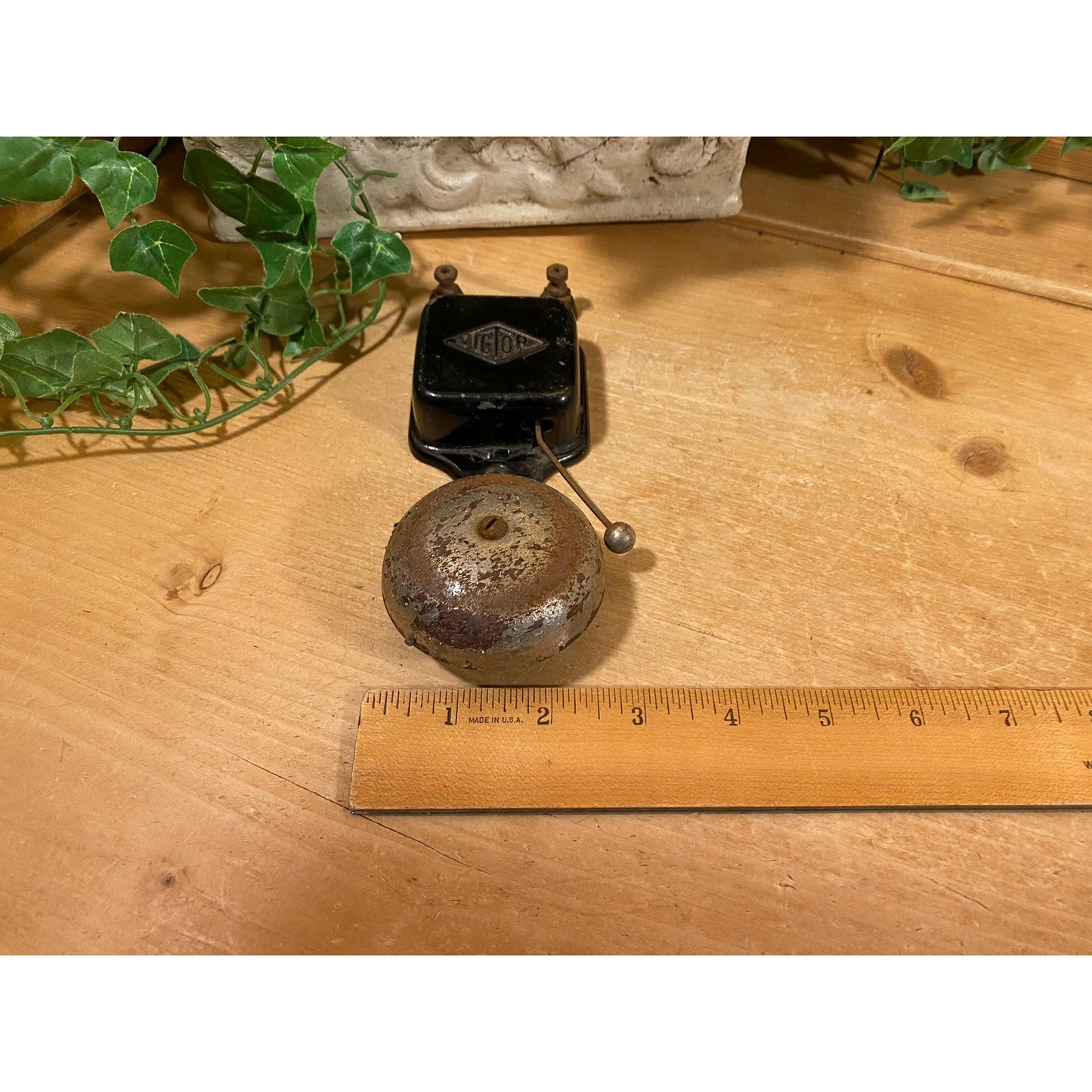 Vintage Victor Metal Bell | Midcentury Modern Shelf Decor | MCM Decor | Victor Bell | Academia Shelf Decor | Midcentury Modern Wall Decor
