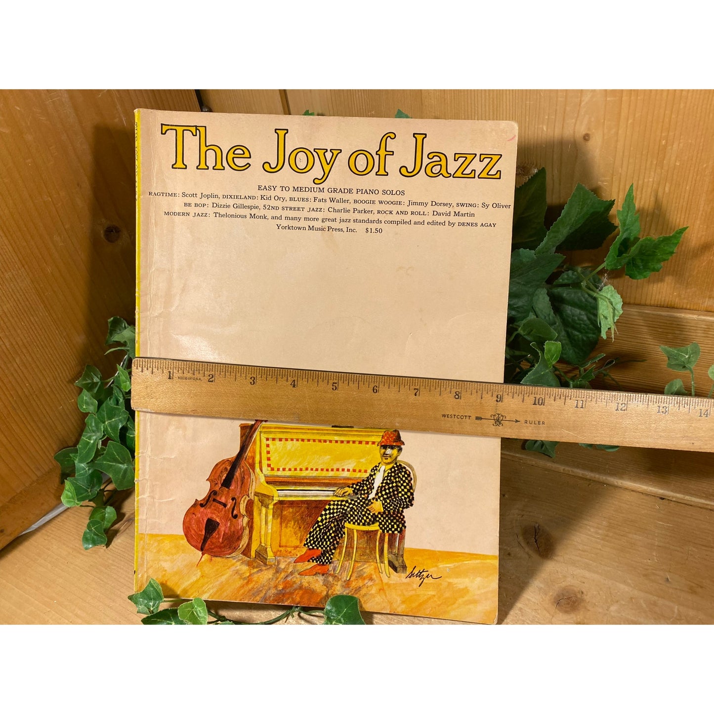 Vintage The Joy of Jazz Piano Book | Easy to Medium Piano Solos Music Book | Yorktown Music Press | Piano Sheet Music | Jazz, Blues, Swing