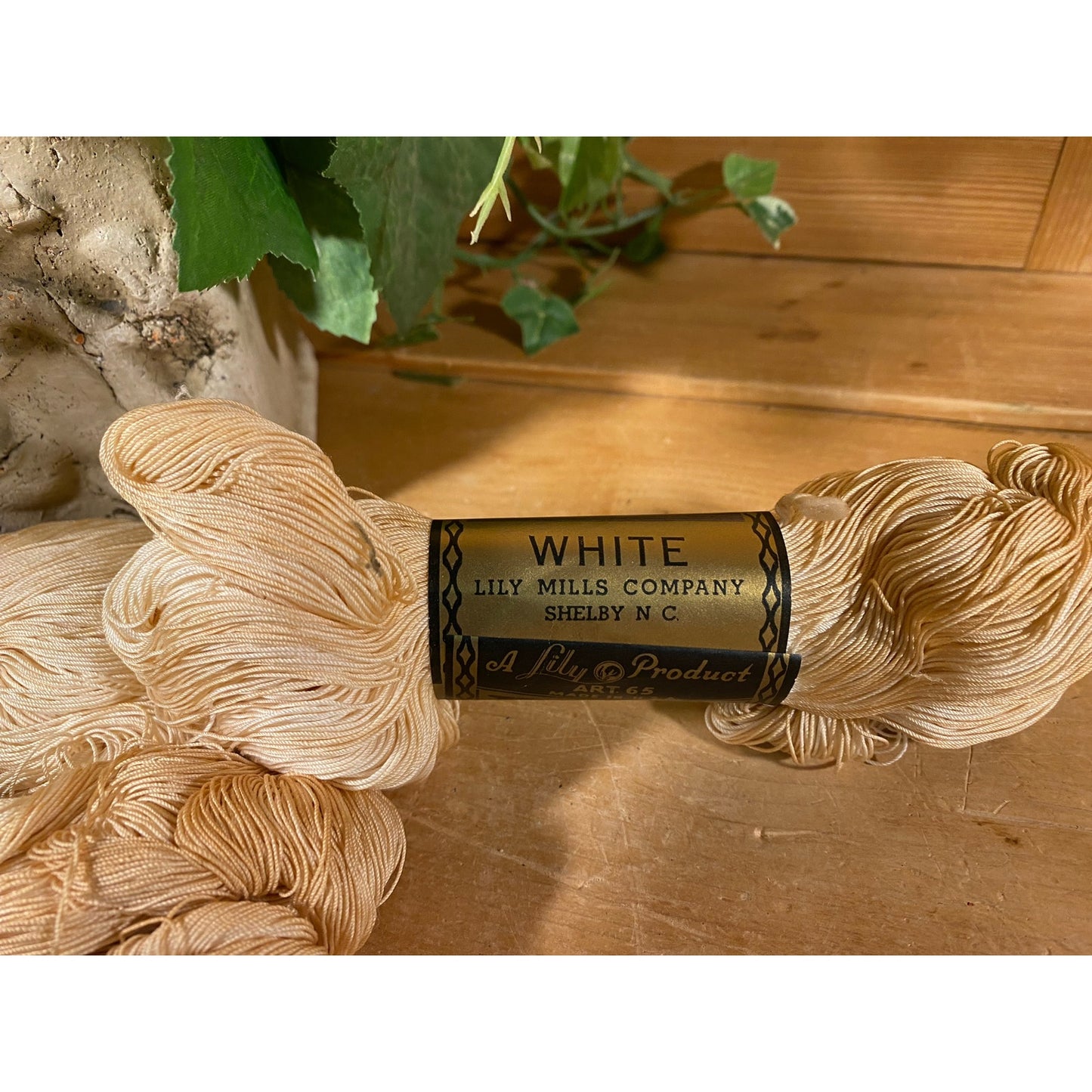 Vintage 3 Skeins of White Cotton Crochet Thread | 400 Yards (each) | Daisy | New Old Stock | White Cotton Yarn for Crocheting and Textile Art
