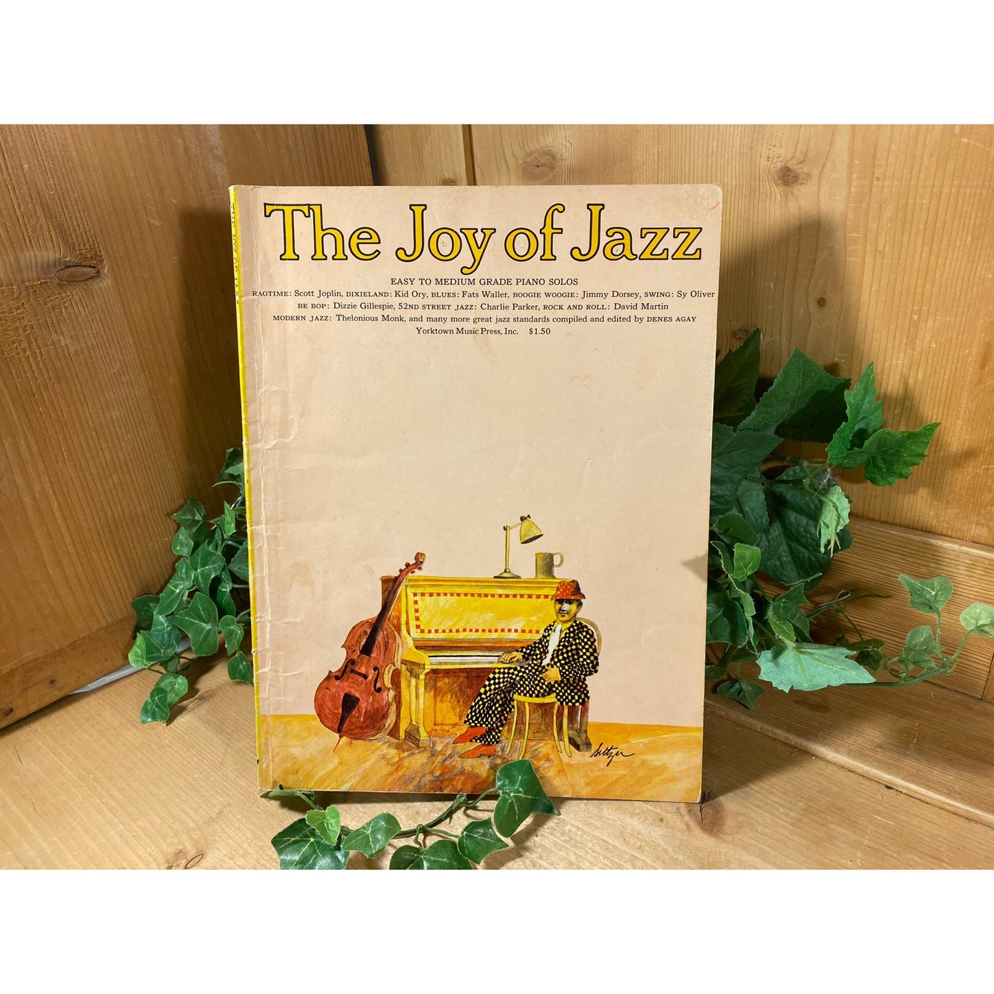 Vintage The Joy of Jazz Piano Book | Easy to Medium Piano Solos Music Book | Yorktown Music Press | Piano Sheet Music | Jazz, Blues, Swing