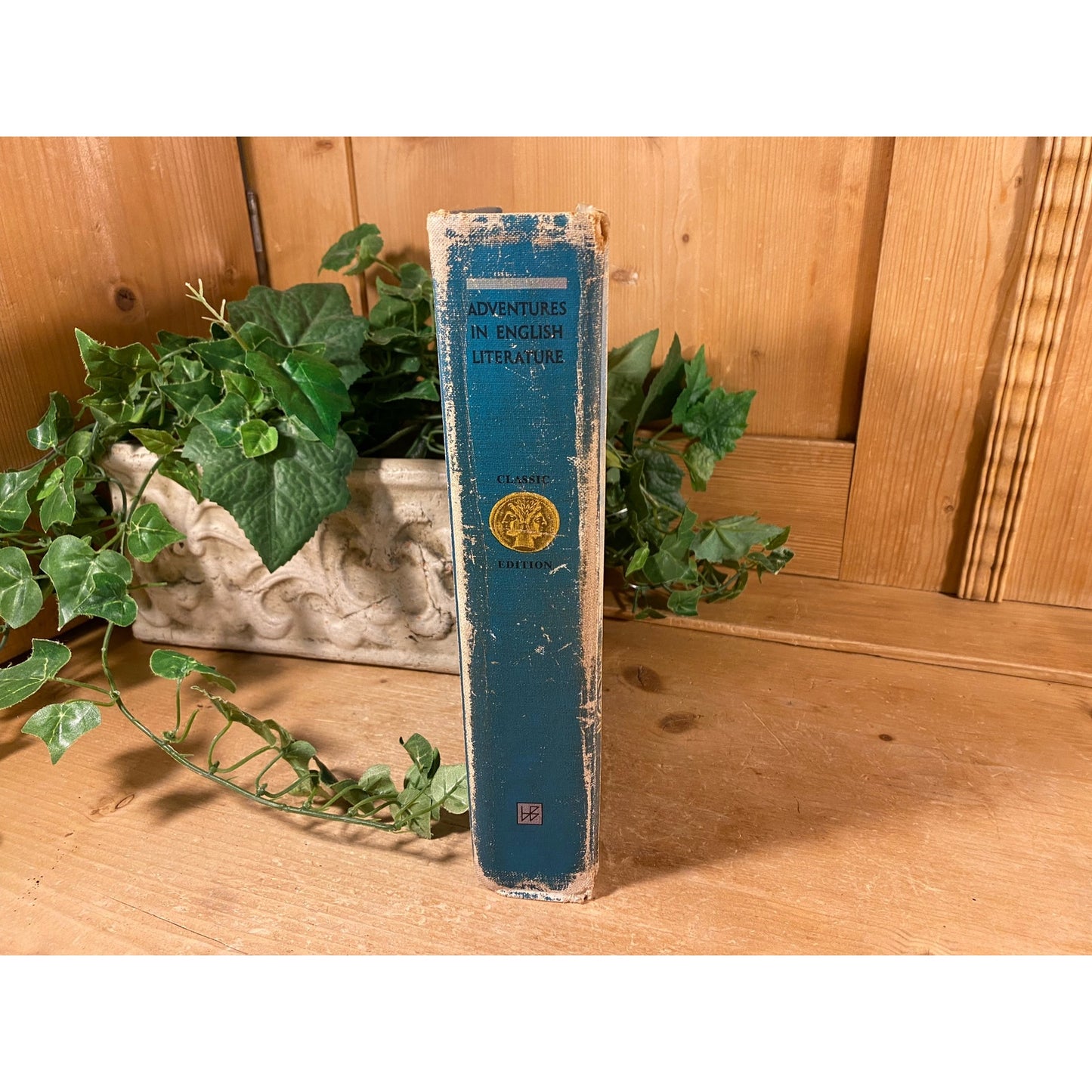 Vintage Book: Adventures In English Literature | 1968 | Classic Edition | 1960s English Textbook | Vintage Hardcover Book