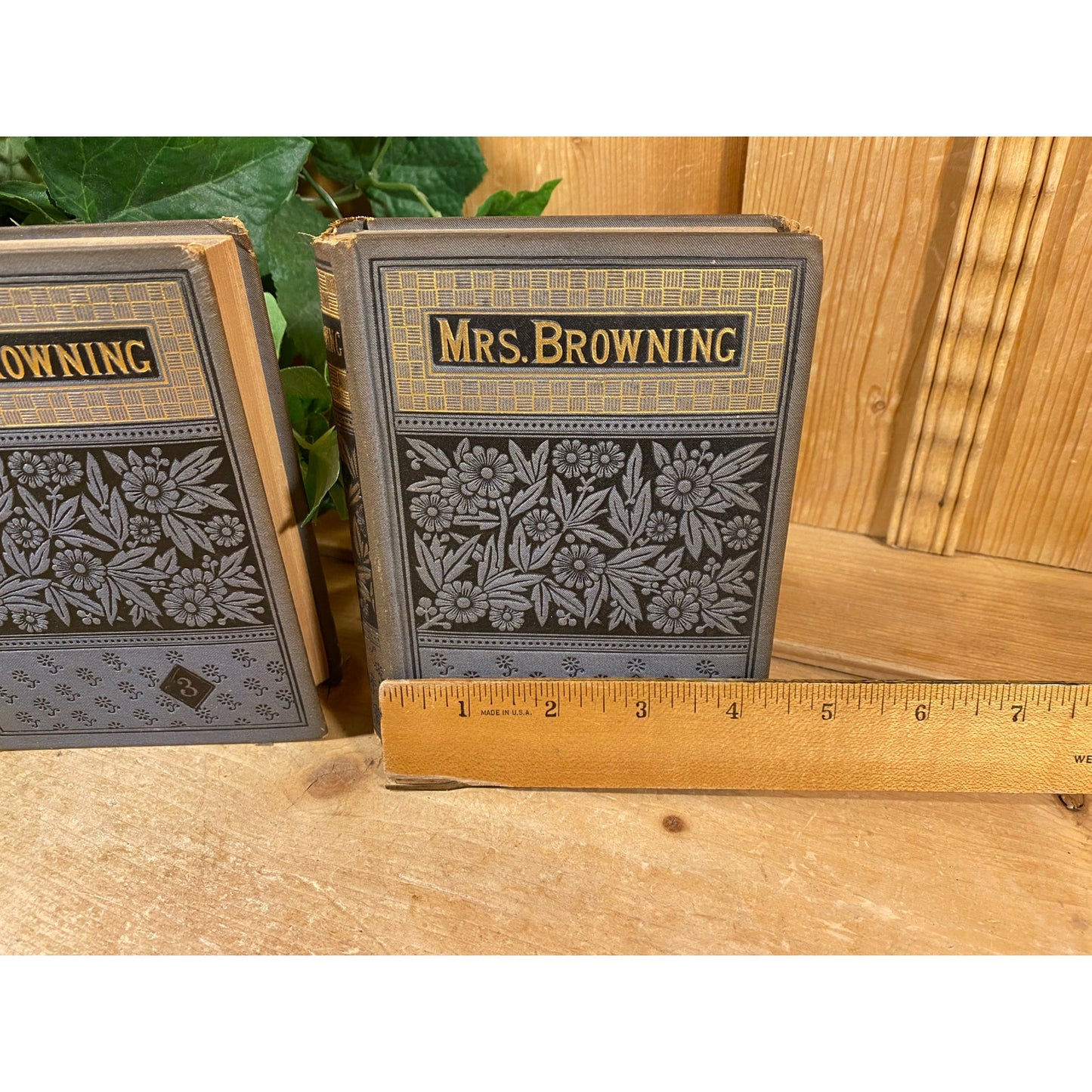 Vintage Poetry Book Collection | Mrs. Browning - Poetical Works of Elizabeth Barrett Browning | Volumes 1-4 | Classic Poetry Books | Poems