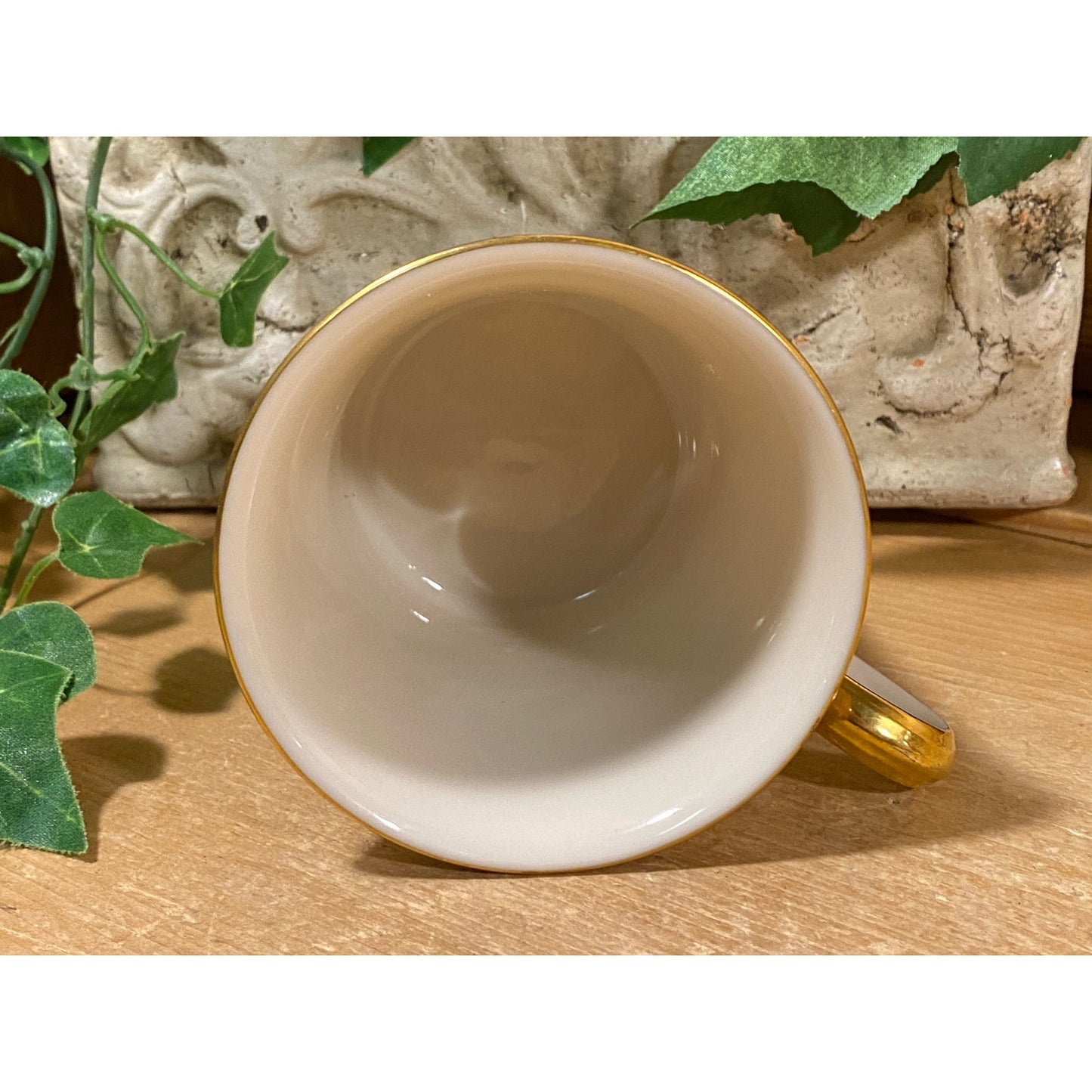 Vintage Lennox White China Coffee Cup | Holly Leaves + Berries, Gold Trim | Christmas | Holiday Dimension Collection | Tea Cup | Coffee Mug