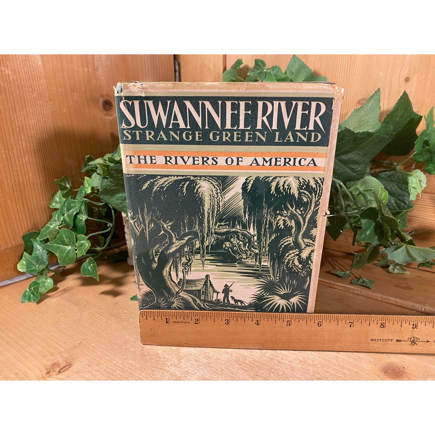 Vintage Book: Suwannee River - Strange Green Land - The Rivers of America | 1938 | Cecile Hulse Matschat | Suwannee River History, Florida
