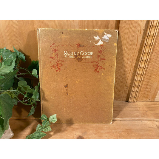 Vintage Book: Mother Goose Rhymes and Riddles | Myron and Tracy McVay | 1974 | Hallmark | Hardcover Book | Storybook | Nursery Rhymes