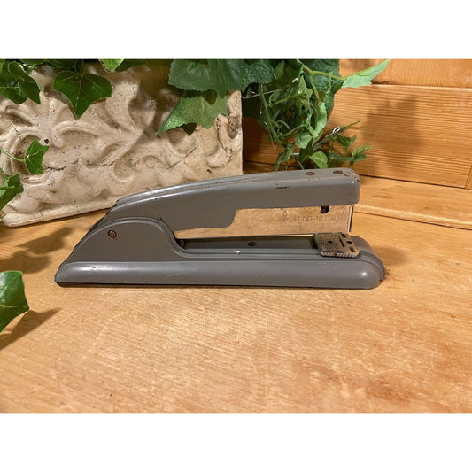 Vintage Gray Metal Stapler - Works | Speed Products  | Midcentury Modern Office Decor | Retro Desk Decor | Midcentury Desk Decor