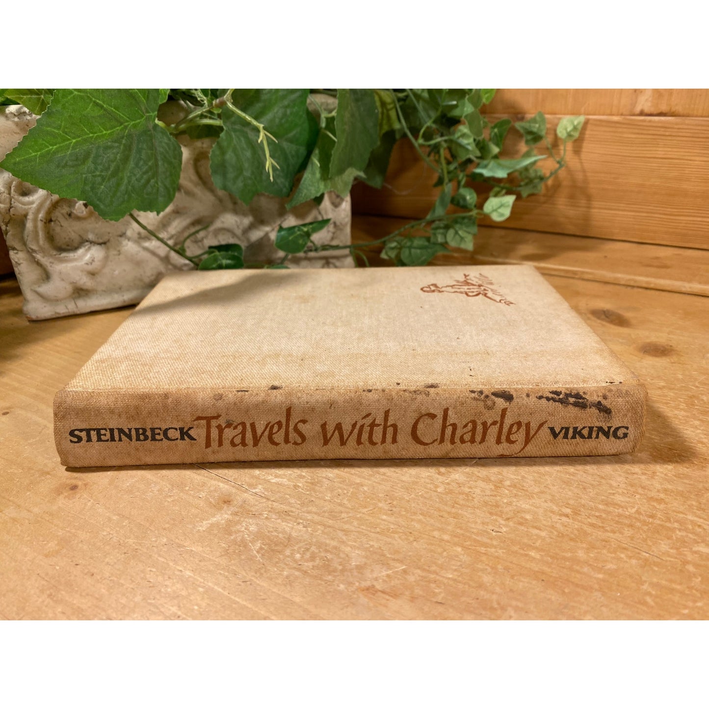 Vintage Book: Travels With Charley - In Search of America | John Steinbeck | 1962 | Travelogue of Steinbeck's USA Road Trip | Hardcover
