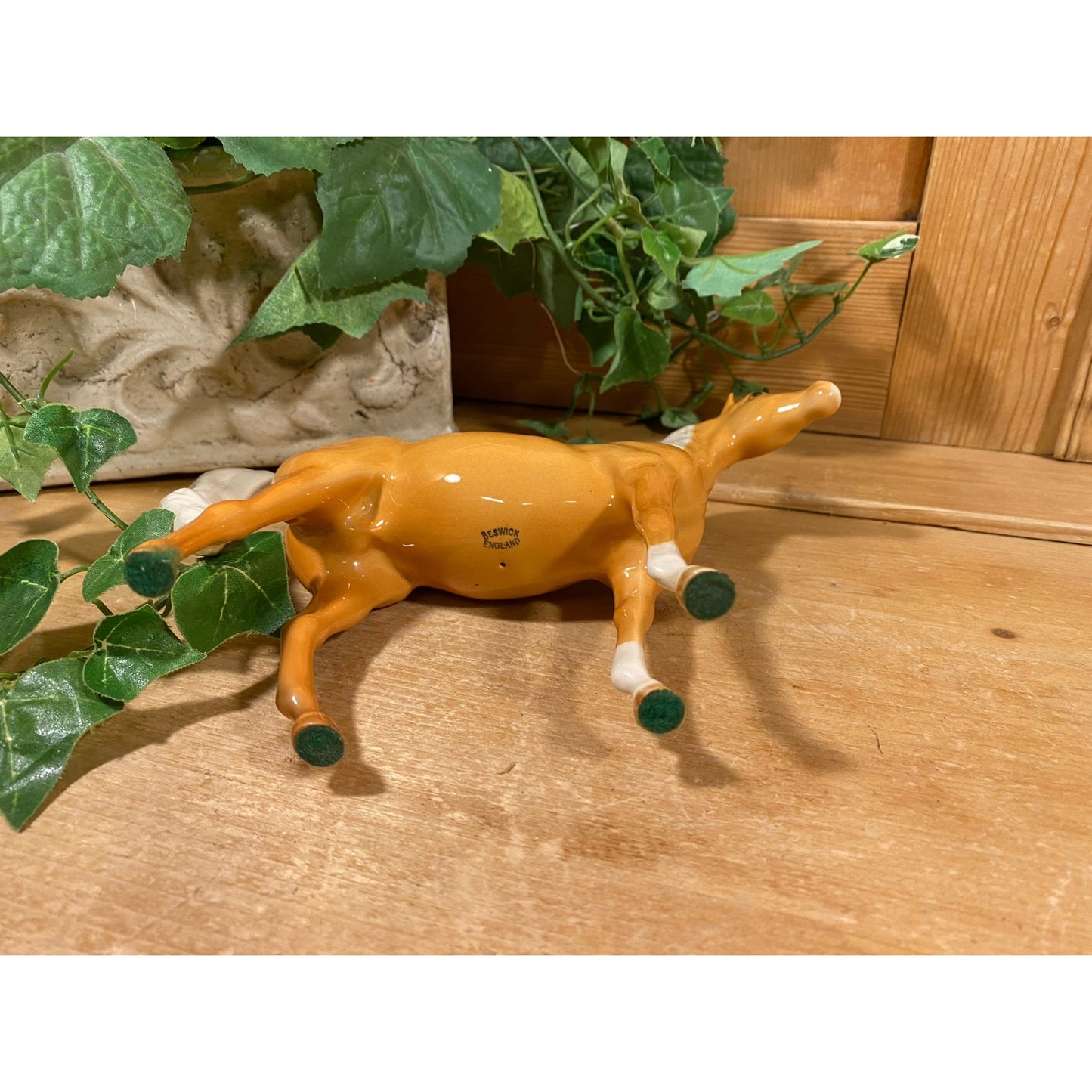Vintage Beswick Xayal Arab Stallion | Gloss Palamino by Arthur Gredington | Made In England | Collectible Arabian Horse Figurine | Farmhouse