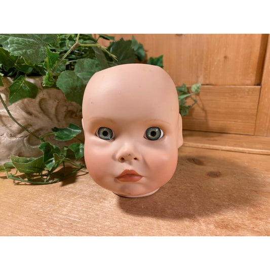 Vintage Porcelain Doll Head with Blue Eyes | Brook | Jones Mold Co. | Dorene Van Ausdal | 1990 | Doll Artist | Doll Making Supplies | Dolls