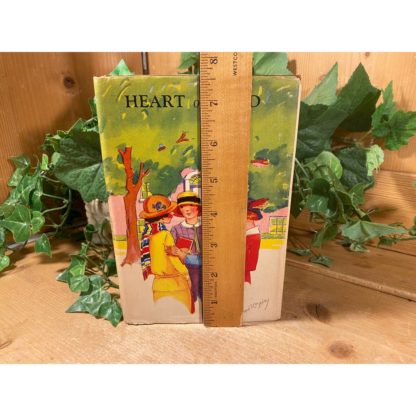 Vintage Book: Heart of Gold | 1930s | Ruth Alberta Brown | Fiction Novel | Hardcover Book | Murder Mystery Novel | Saalfield Publishing