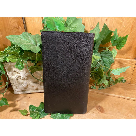 Vintage Black Leather Passport Holder | Prince Gardner | Morocco | Genuine Black Leather Travel Wallet | Passport Wallet | Travel Accessory