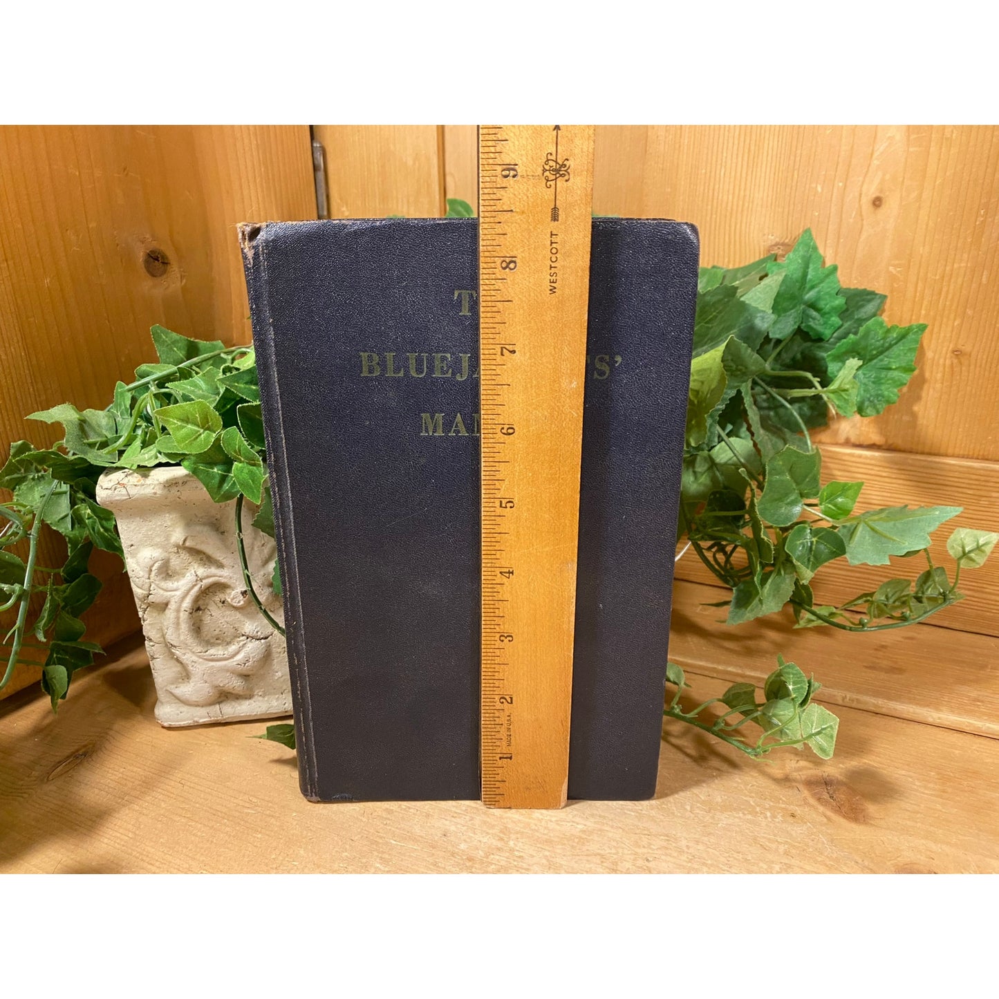 Vintage Book: The Bluejackets' Manual  | United States Navy Handbook | 1959 | US Navy Memorabilia | Procedures, Expectations for Recruits