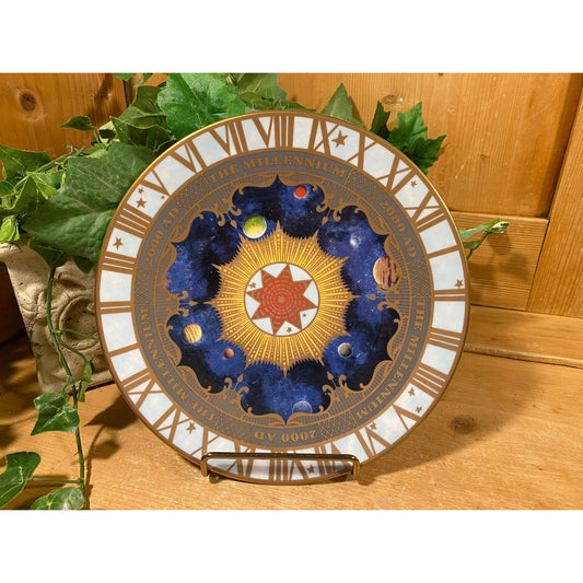 Vintage Celestial Millennium Plate | Royal Worcester | Y2K Memorabilia | Millennium Celebration 2000 Plate | Academia Wall Decor | England