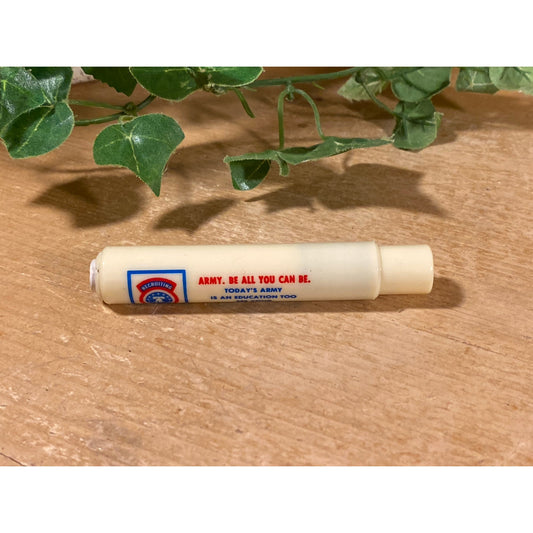 Vintage Army Plastic Chalk Holder | Army Recruiting Gift | Army Slogan "Be All That You Can Be" | Retro Chalk Holder | Military Collectible