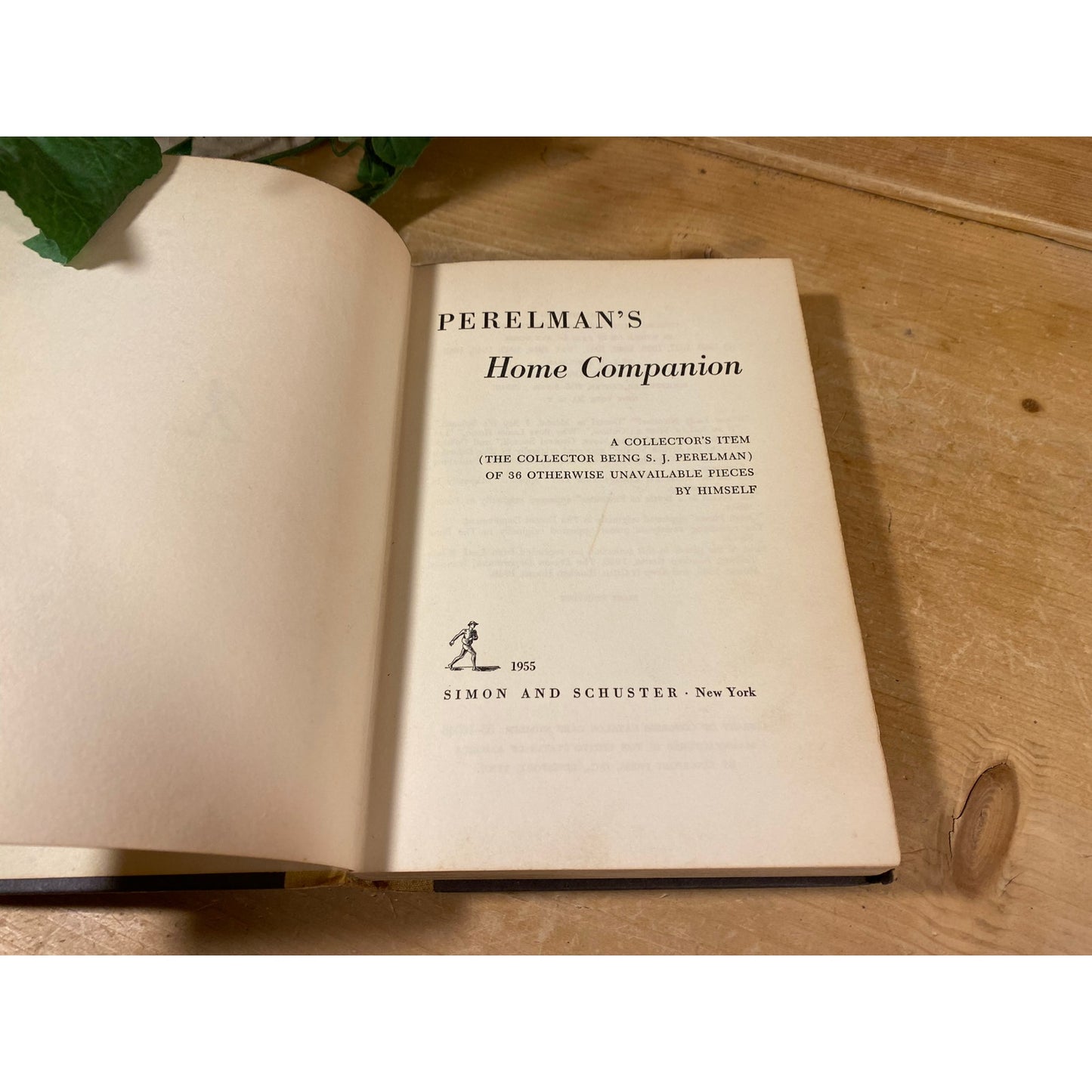 Vintage Book: Perelman's Home Companion | 1950s | Hardcover | Sidney Joseph Perelman | Collection of Perelman's Short, Satirical Writings