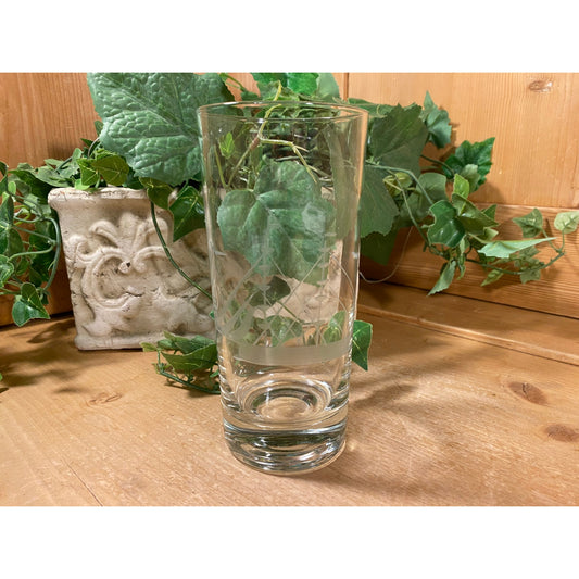Vintage Etched Crystal Clipper Ship Tumbler | Javit Towle | Made In Austria | Sailing Ship Drinking Glass | Nautical Barware | Coastal Decor