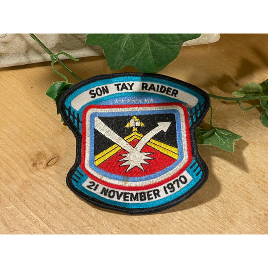 Vintage Vietnam War Military Patch: Son Tay Raider | US Military Raid On Son Tay Prison, North Vietnam | Operation Kingpin: November, 1970 |