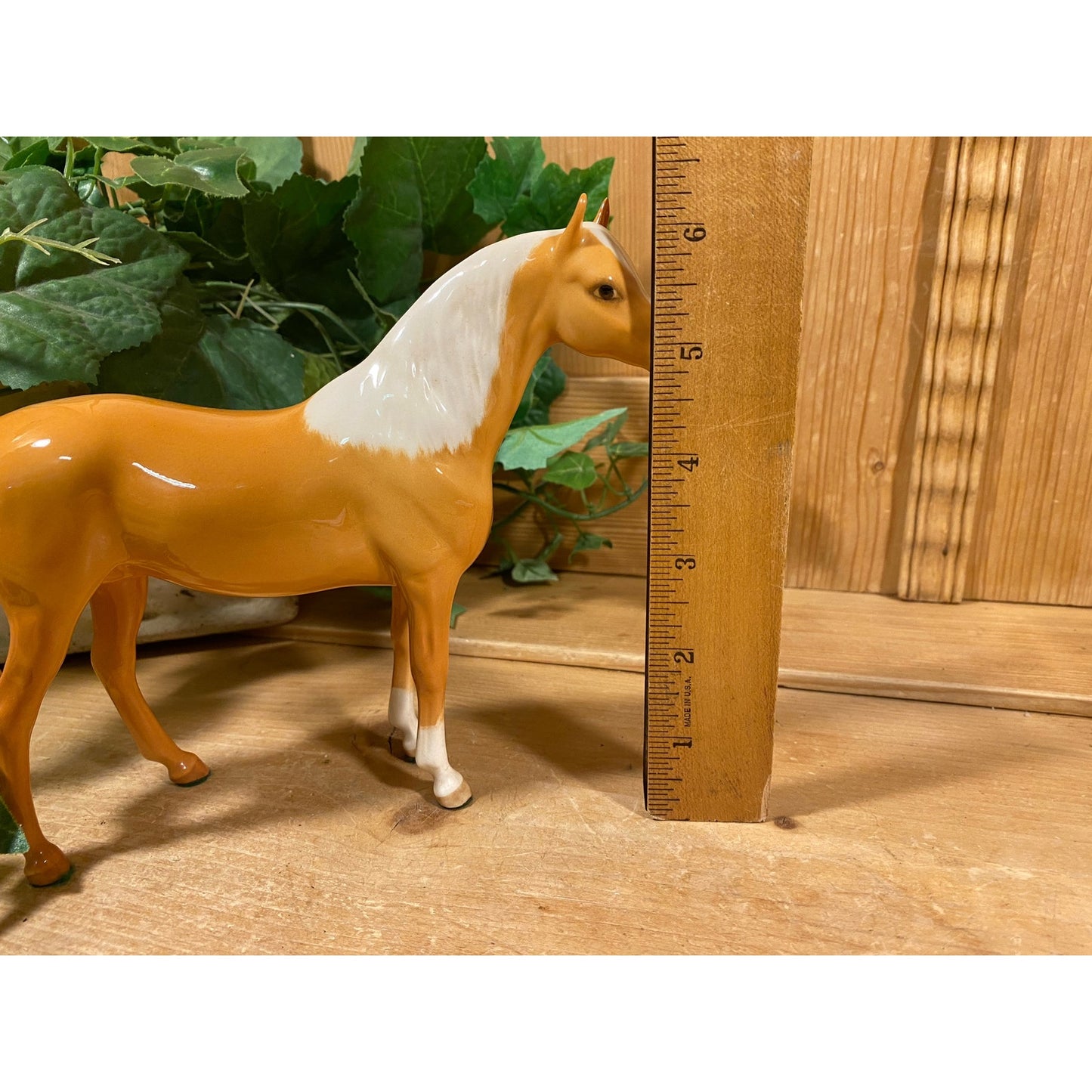 Vintage Beswick Xayal Arab Stallion | Gloss Palamino by Arthur Gredington | Made In England | Collectible Arabian Horse Figurine | Farmhouse
