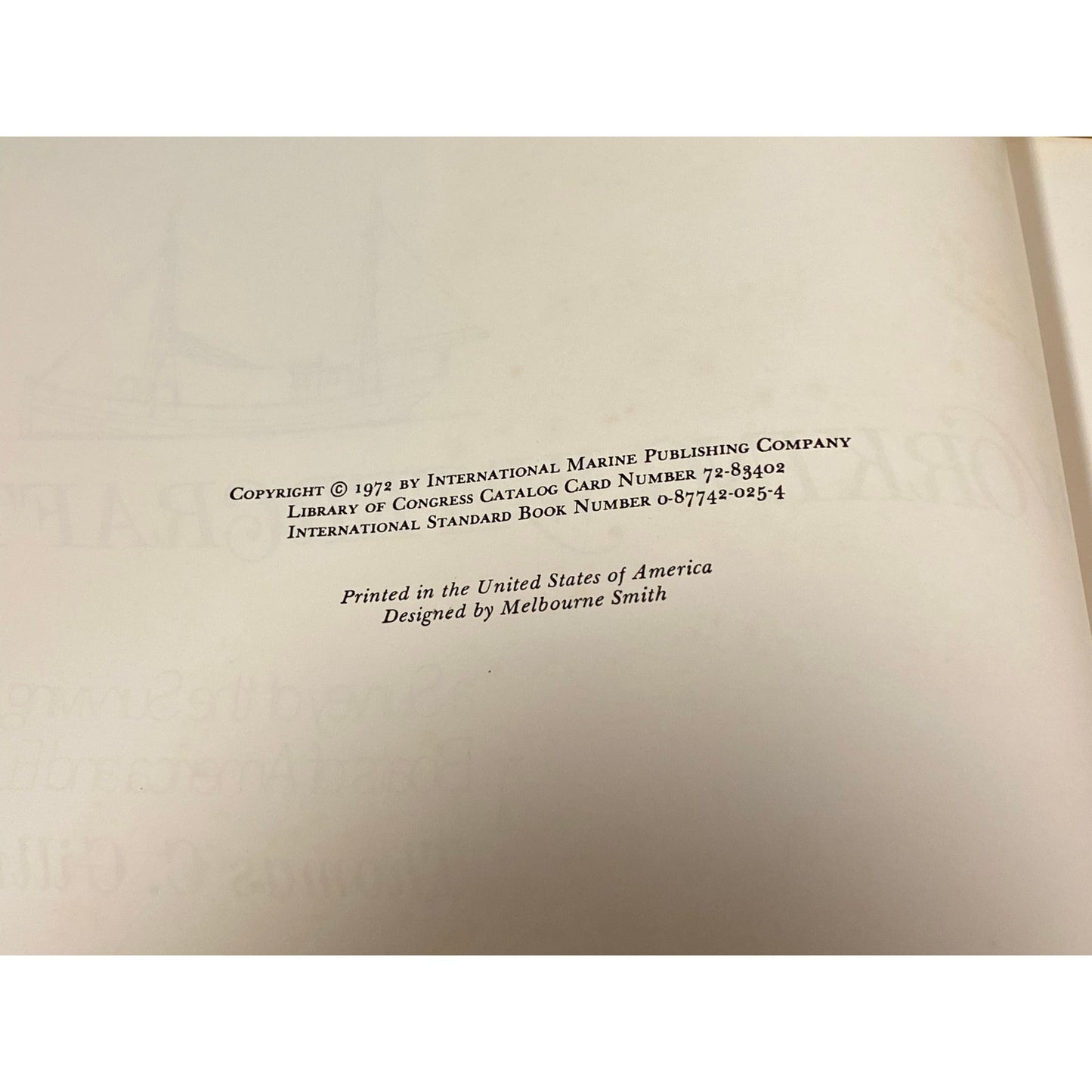 Vintage Book: Working Watercraft | A Survey of the Surviving Local Boats of America and Europe | Thomas Gillmer | 1972 | Boat Reference Book