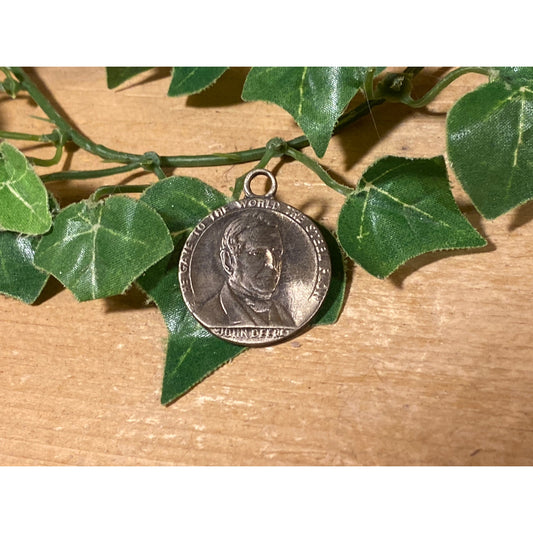 Vintage John Deere Centennial Medal | 1937 | John Deere Centennial Steel Plow Medal | 100th Anniversary John Deere Plow | Bronze Coin Metal