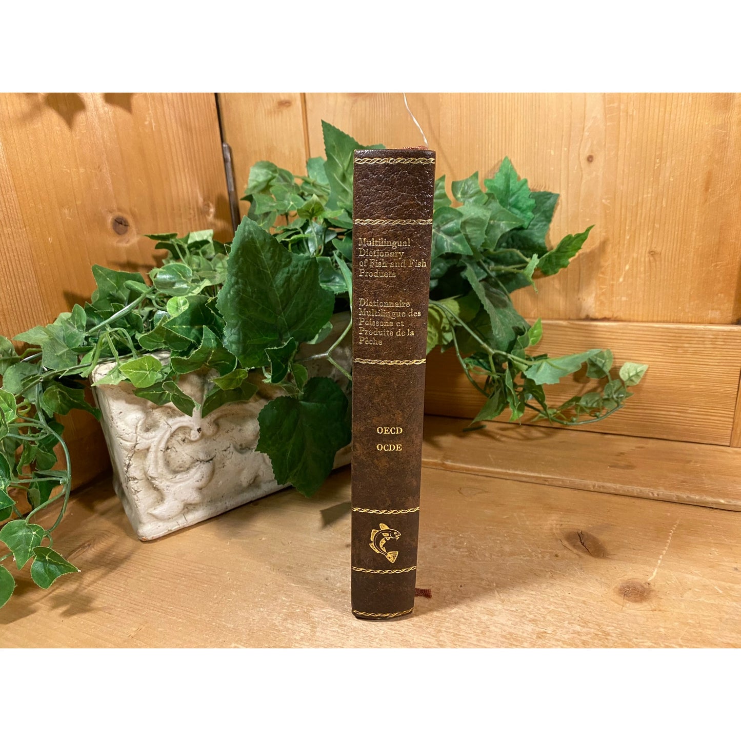 Vintage Book: Multilingual Dictionary of Fish and Fish Products | 1978 | Fish Products In 18 Languages | Hardcover Reference Book | Academia